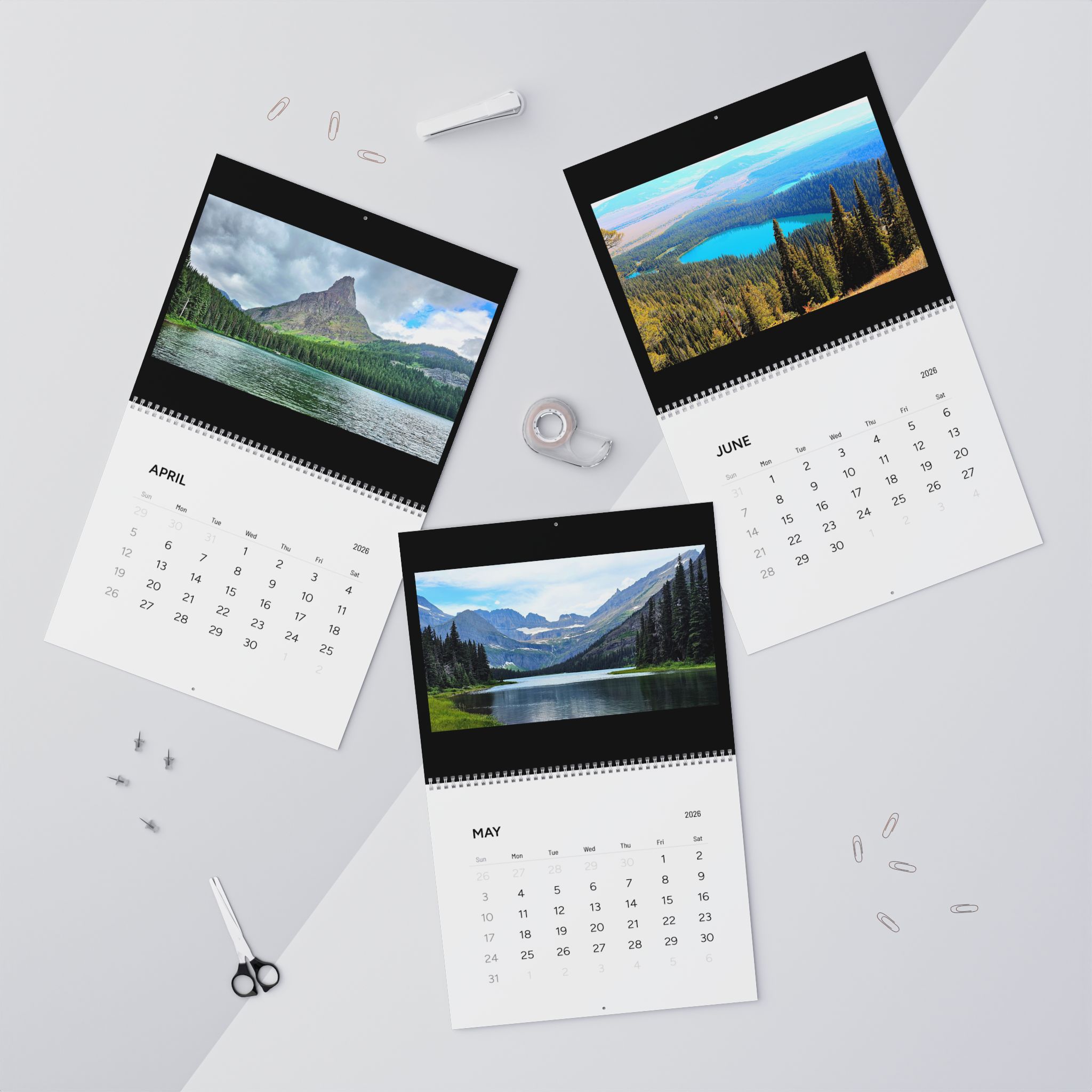 Landscape Wall Calendars (2026) Photography by Jessica Campbell product thumbnail image Landscape Wall Calendars (2026) Photography by Jessica Campbell product thumbnail image