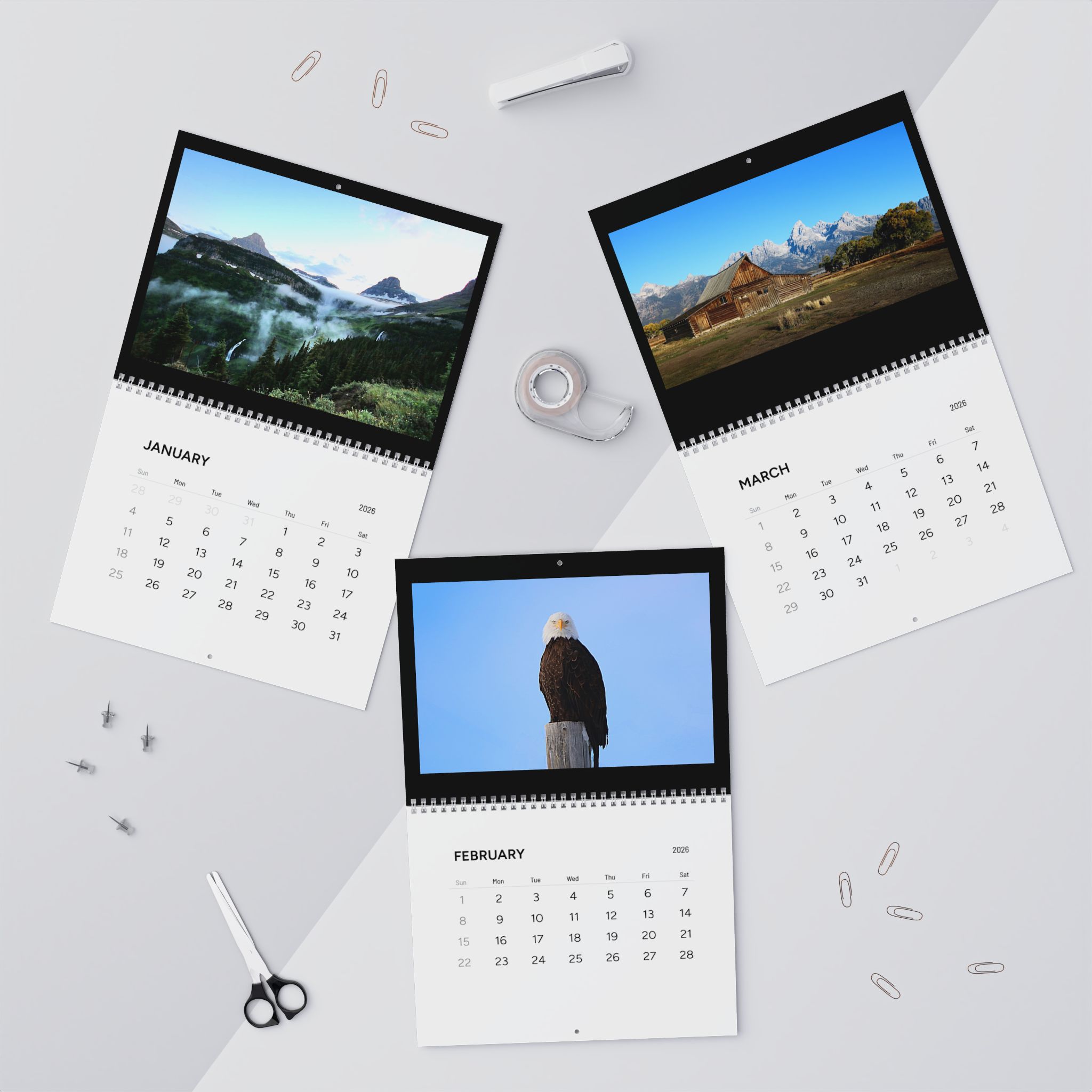 Wildlife &amp; Landscape Wall Calendars (2026) Photography by Jessica Campbell product thumbnail image