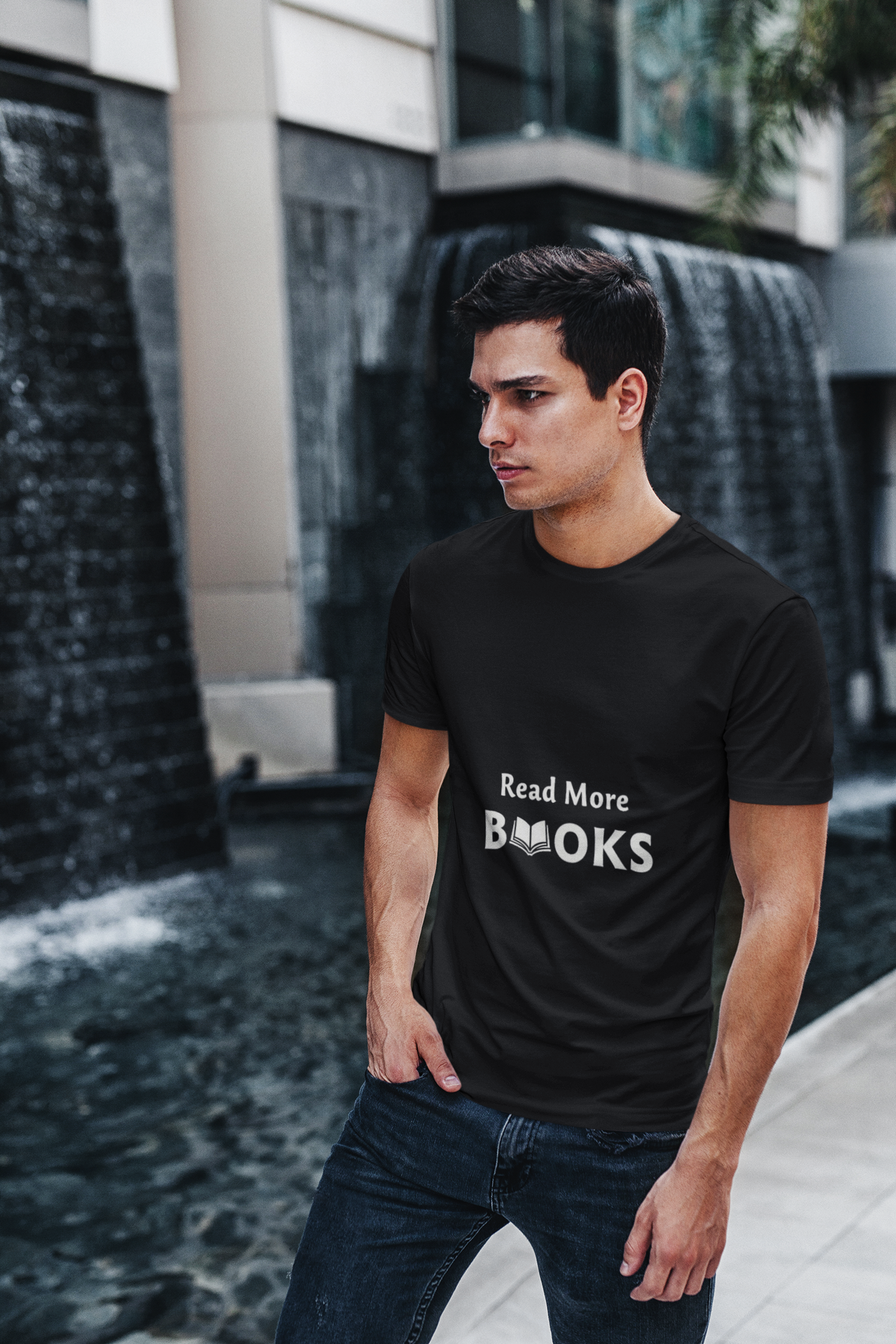 Book Lover Unisex Tee - Read More Books Literary T-Shirt product thumbnail image