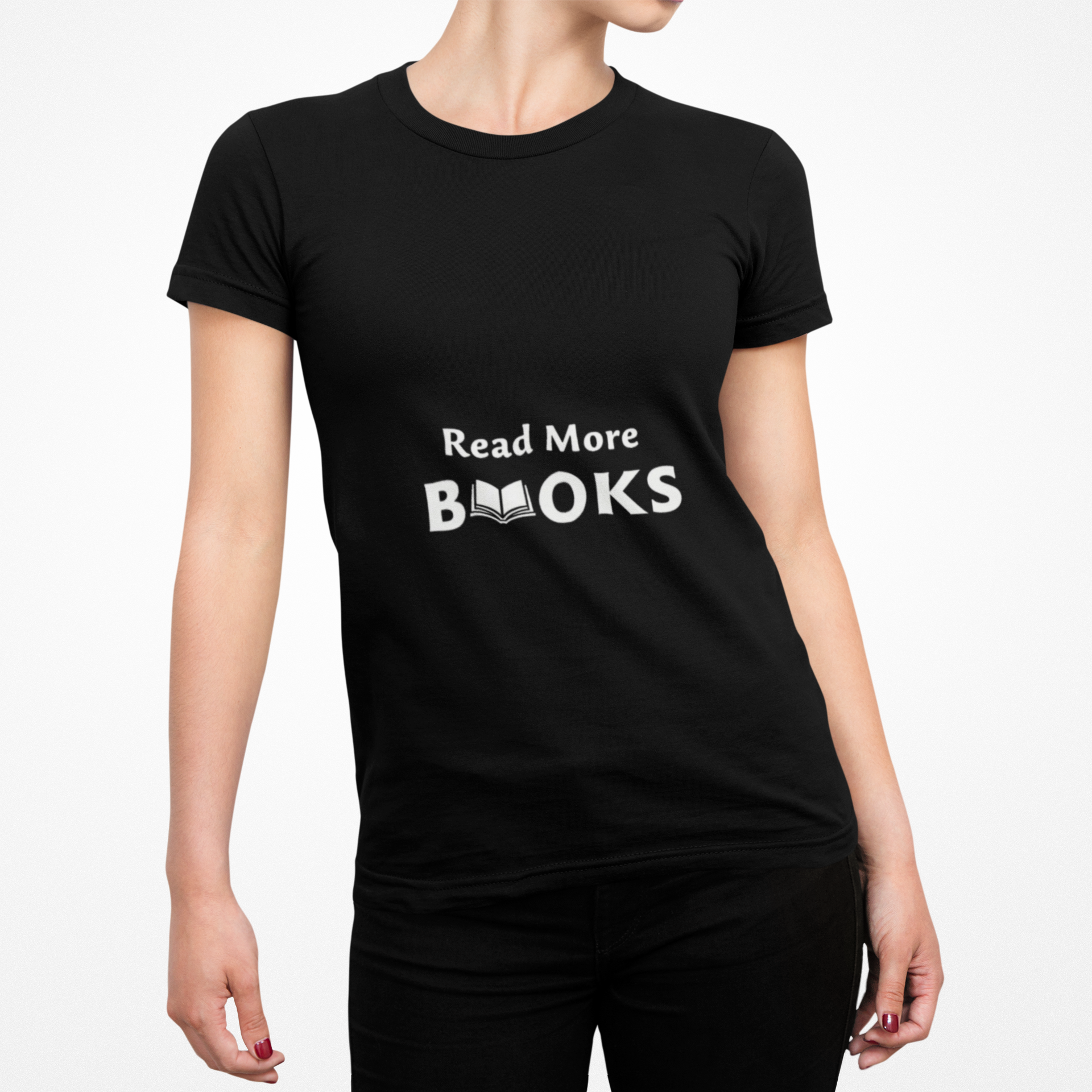Book Lover Unisex Tee - Read More Books Literary T-Shirt product thumbnail image
