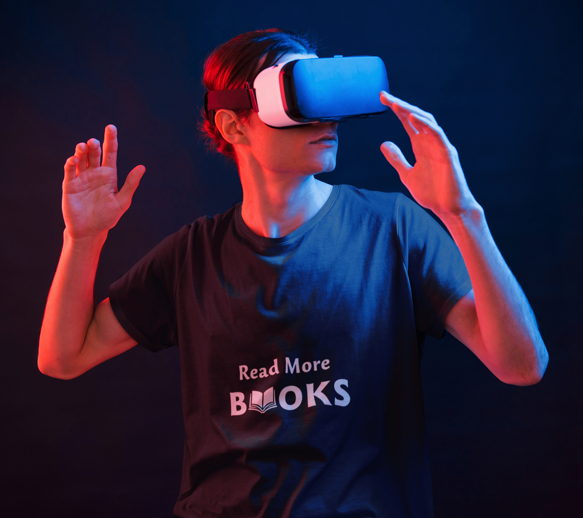 Book Lover Unisex Tee - Read More Books Literary T-Shirt product thumbnail image