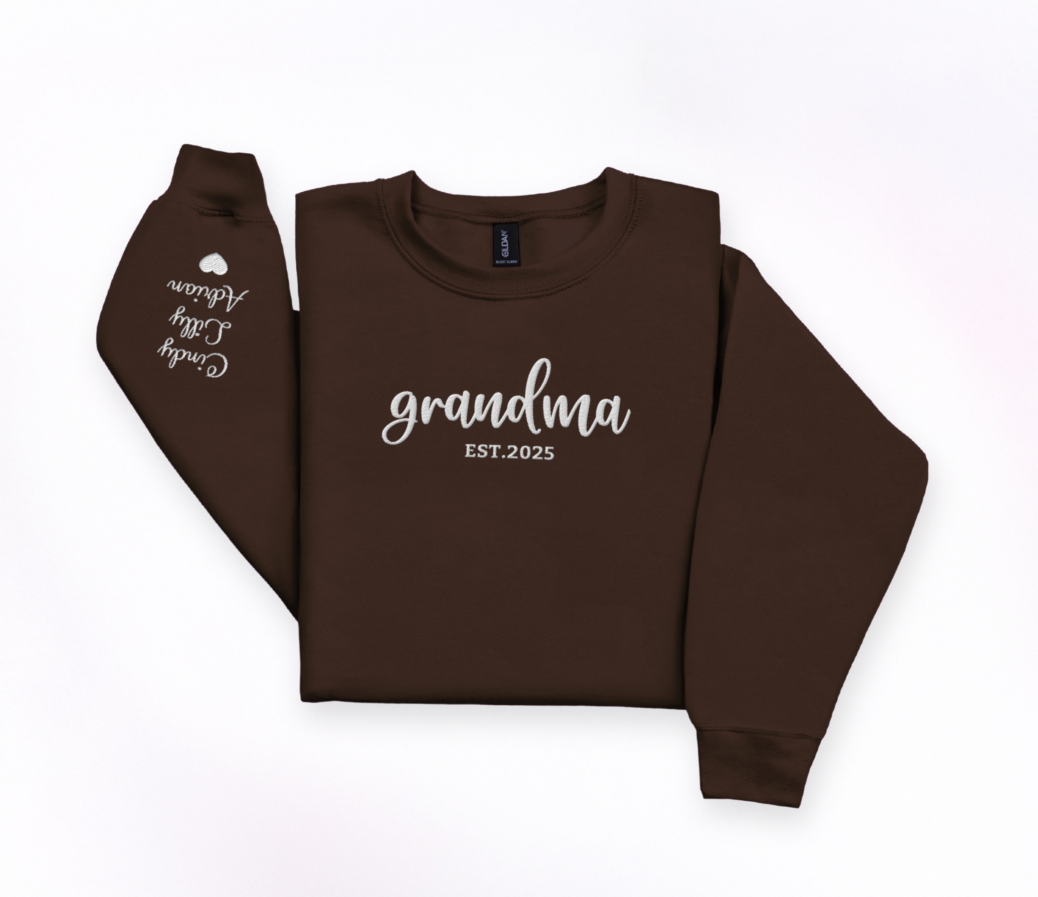 Personalized Grandma Sweatshirt – Gildan 18000 Crewneck | Custom EST Year & Grandkids Names | Nana/Mimi Gift | Cozy Unisex Fleece product thumbnail image Personalized Grandma Sweatshirt – Gildan 18000 Crewneck | Custom EST Year & Grandkids Names | Nana/Mimi Gift | Cozy Unisex Fleece product thumbnail image