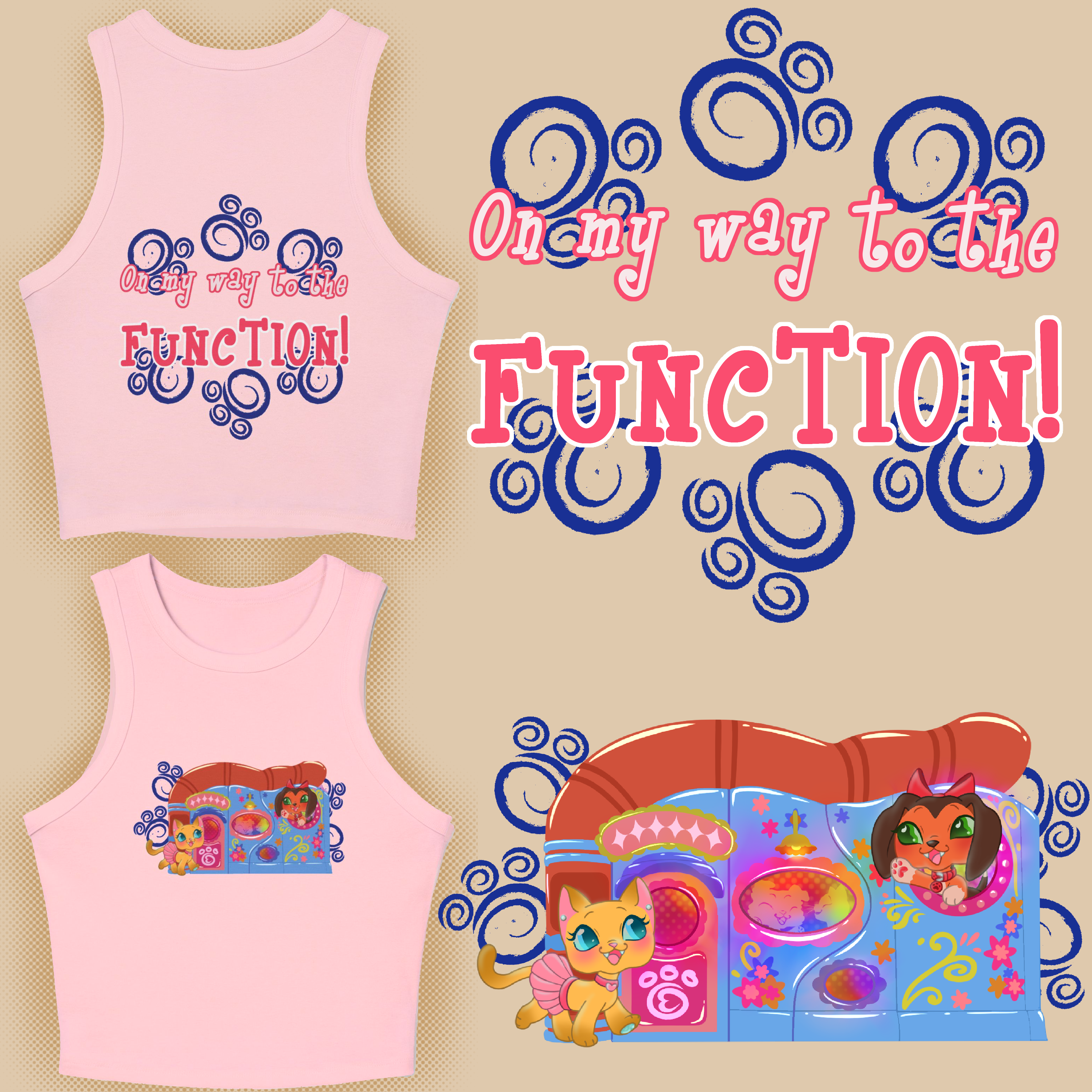 Party Pets - Tank Top product thumbnail image Party Pets - Tank Top product thumbnail image