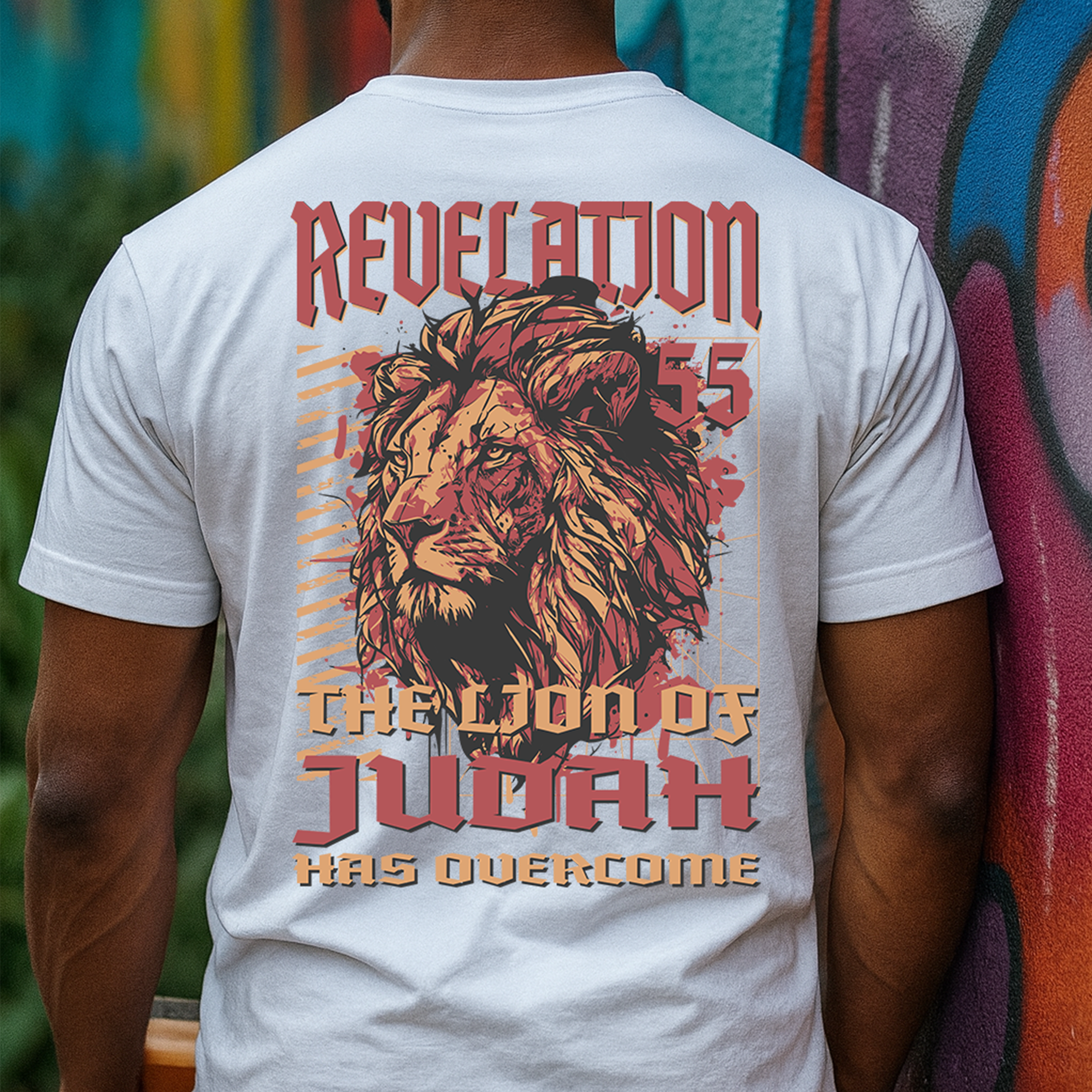 Revelation 5:5 - The Lion of Judah has Overcome Tshirt product thumbnail image Revelation 5:5 - The Lion of Judah has Overcome Tshirt product thumbnail image