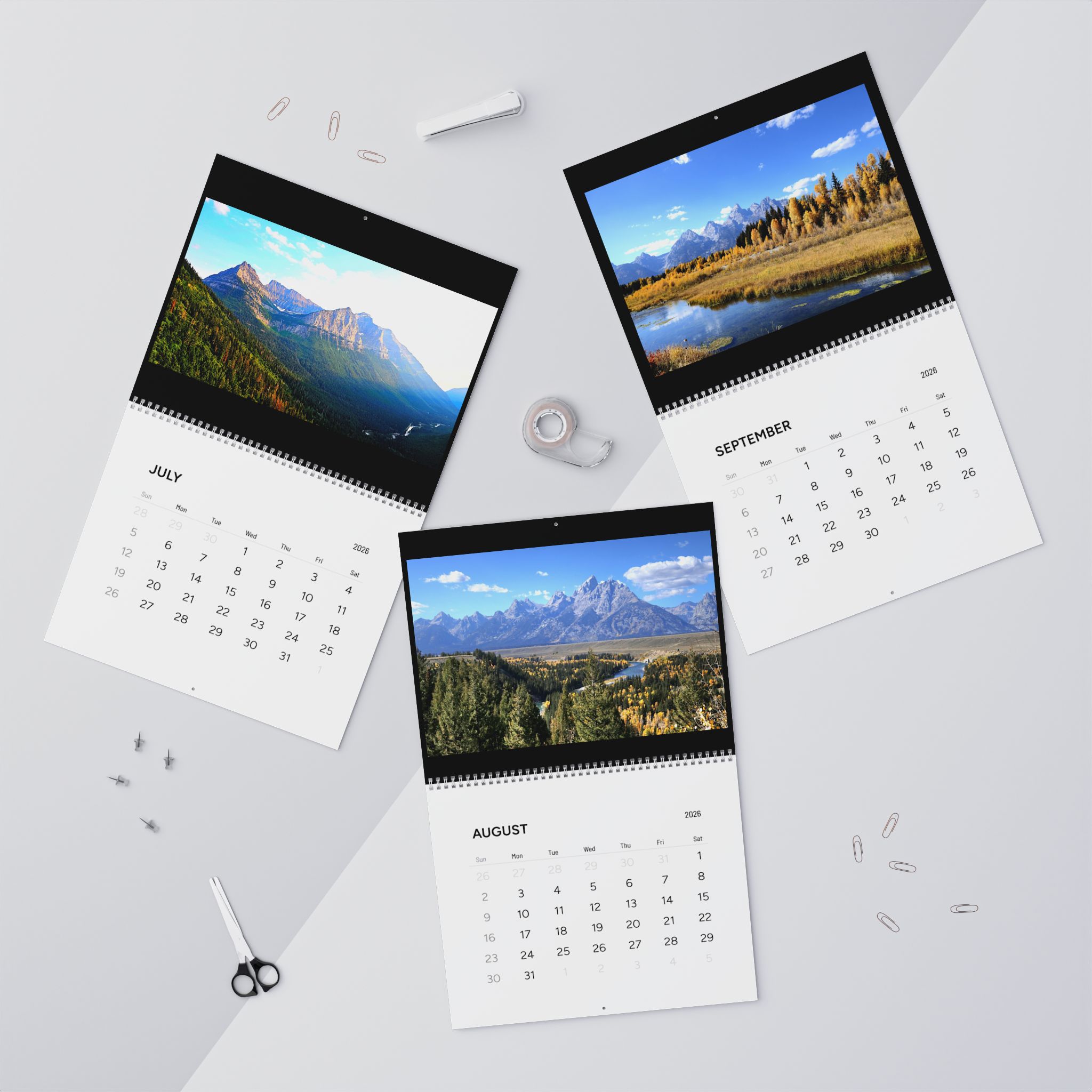 Landscape Wall Calendars (2026) Photography by Jessica Campbell product thumbnail image Landscape Wall Calendars (2026) Photography by Jessica Campbell product thumbnail image