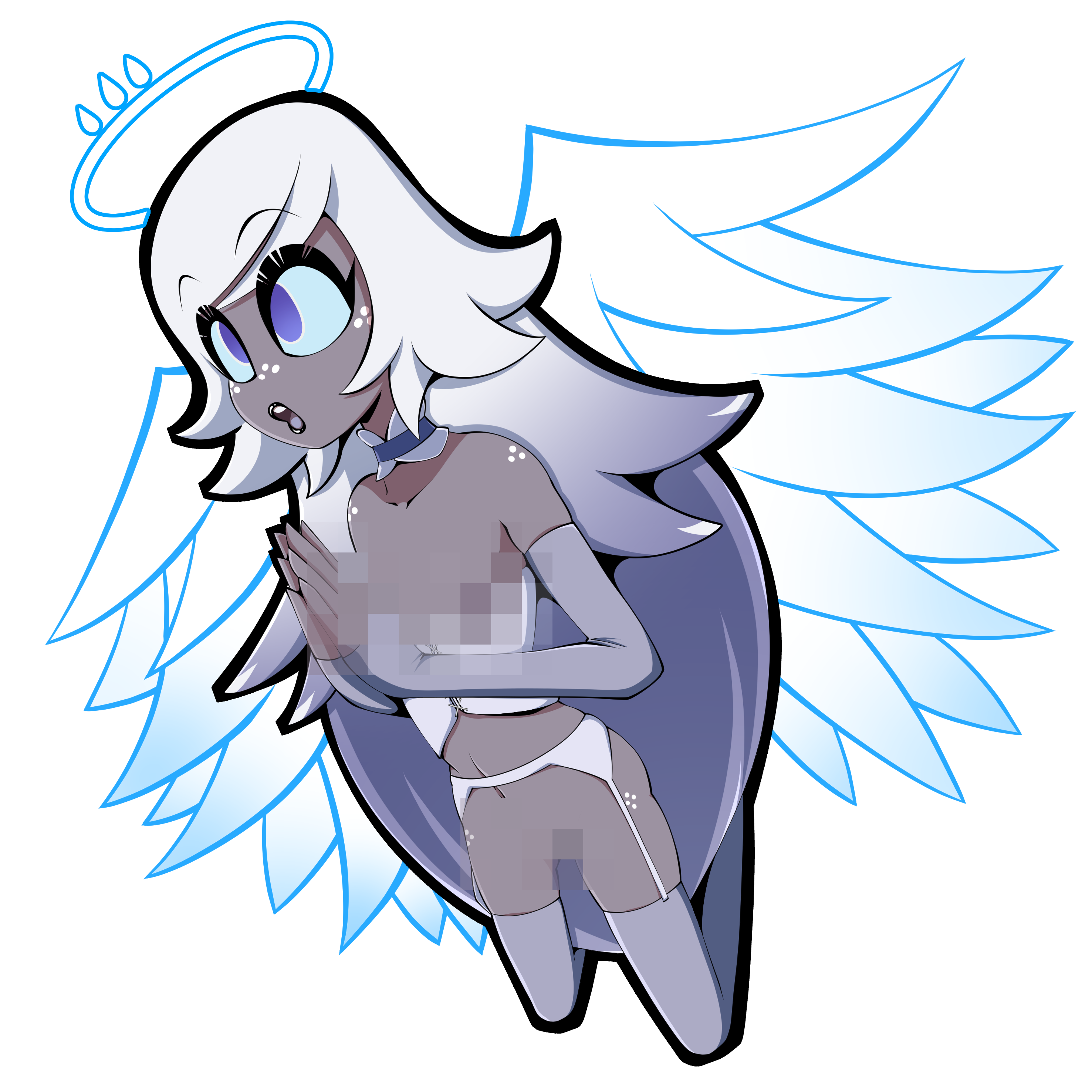 Praying Angel - Pinup Sticker Praying Angel - Pinup Sticker