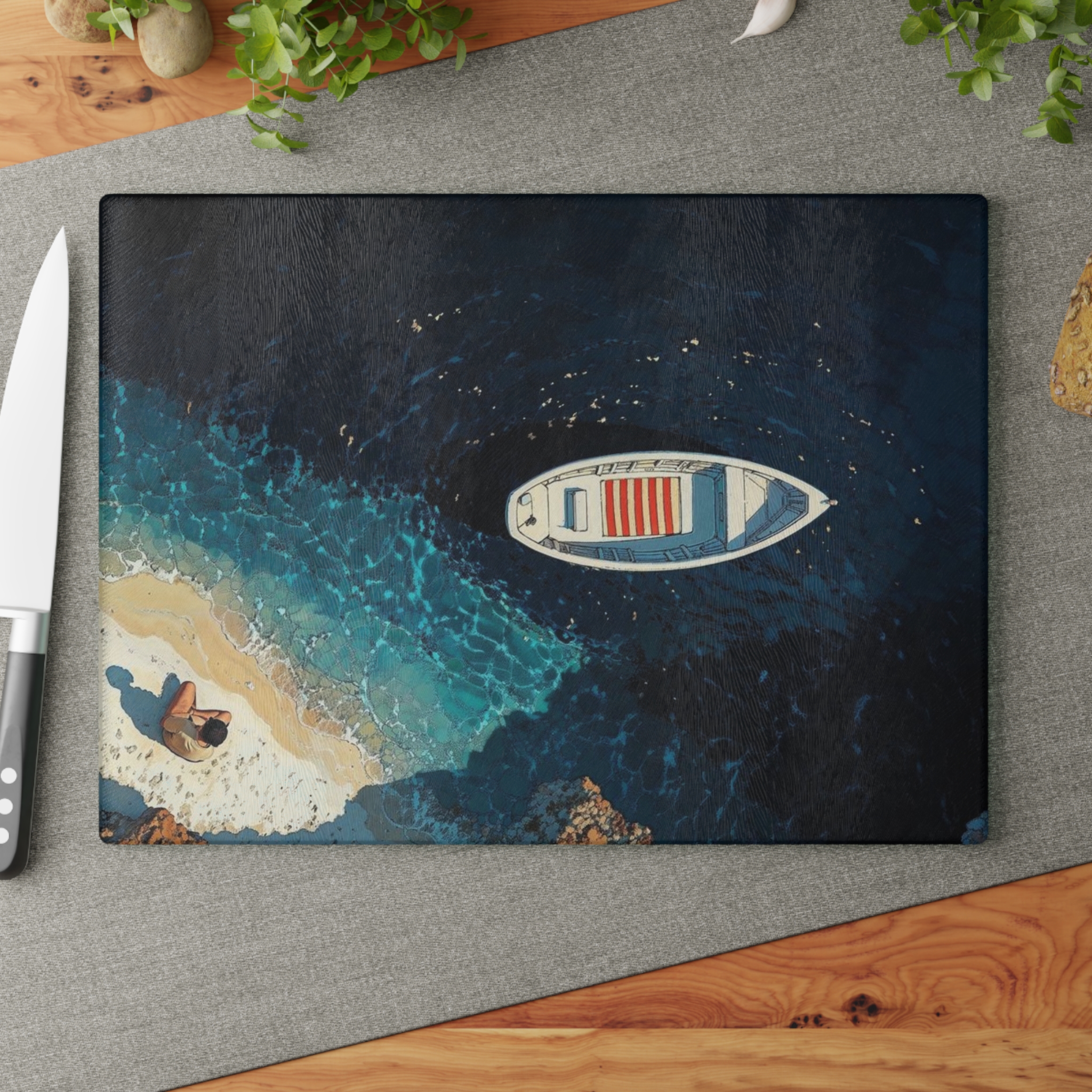 Personalized Glass Cutting Board, Trendy Kitchen Aesthetics, Unique Accessory, Chefs, Modern Kitchen Decor, Weddings Anniversary Birthdays Gift ideas