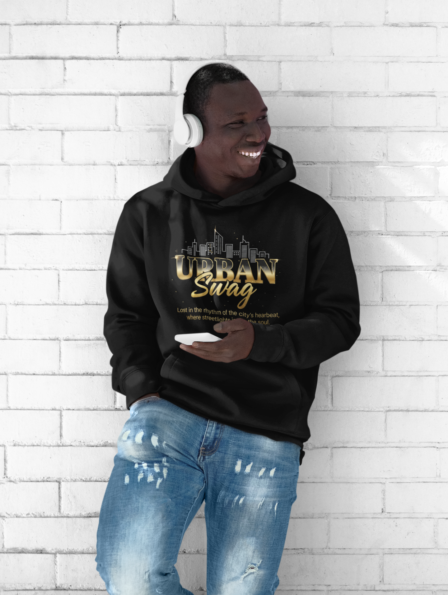 Urban Swag Hoodie - Unisex Heavy Blendâ„¢ product thumbnail image Urban Swag Hoodie - Unisex Heavy Blendâ„¢ product thumbnail image