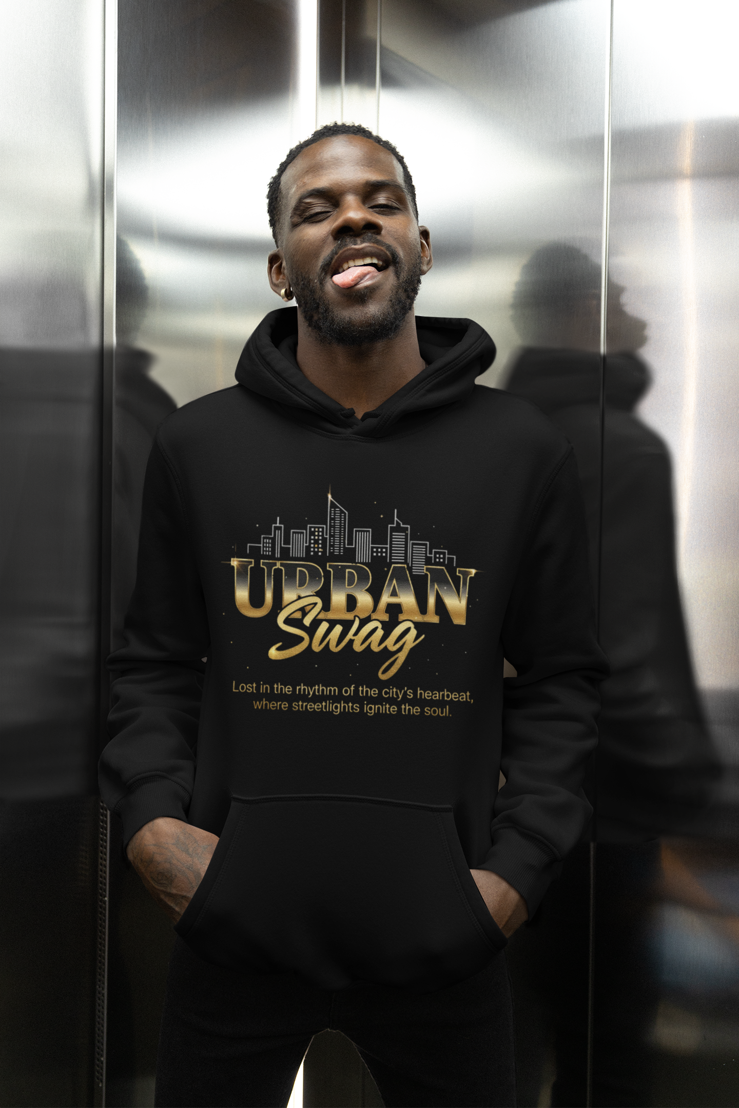 Urban Swag Hoodie - Unisex Heavy Blendâ„¢ product thumbnail image Urban Swag Hoodie - Unisex Heavy Blendâ„¢ product thumbnail image