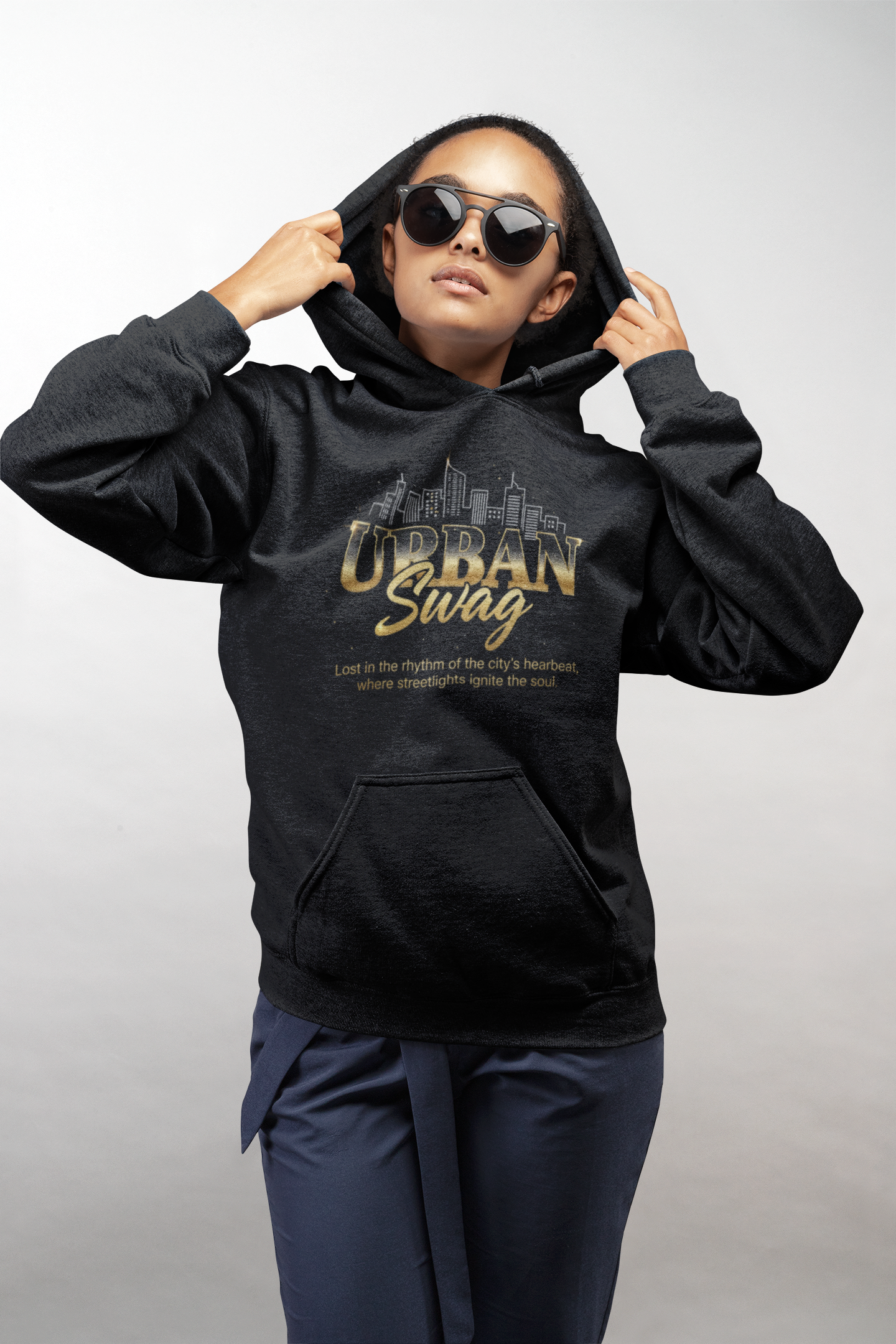 Urban Swag Hoodie - Unisex Heavy Blendâ„¢ product thumbnail image Urban Swag Hoodie - Unisex Heavy Blendâ„¢ product thumbnail image