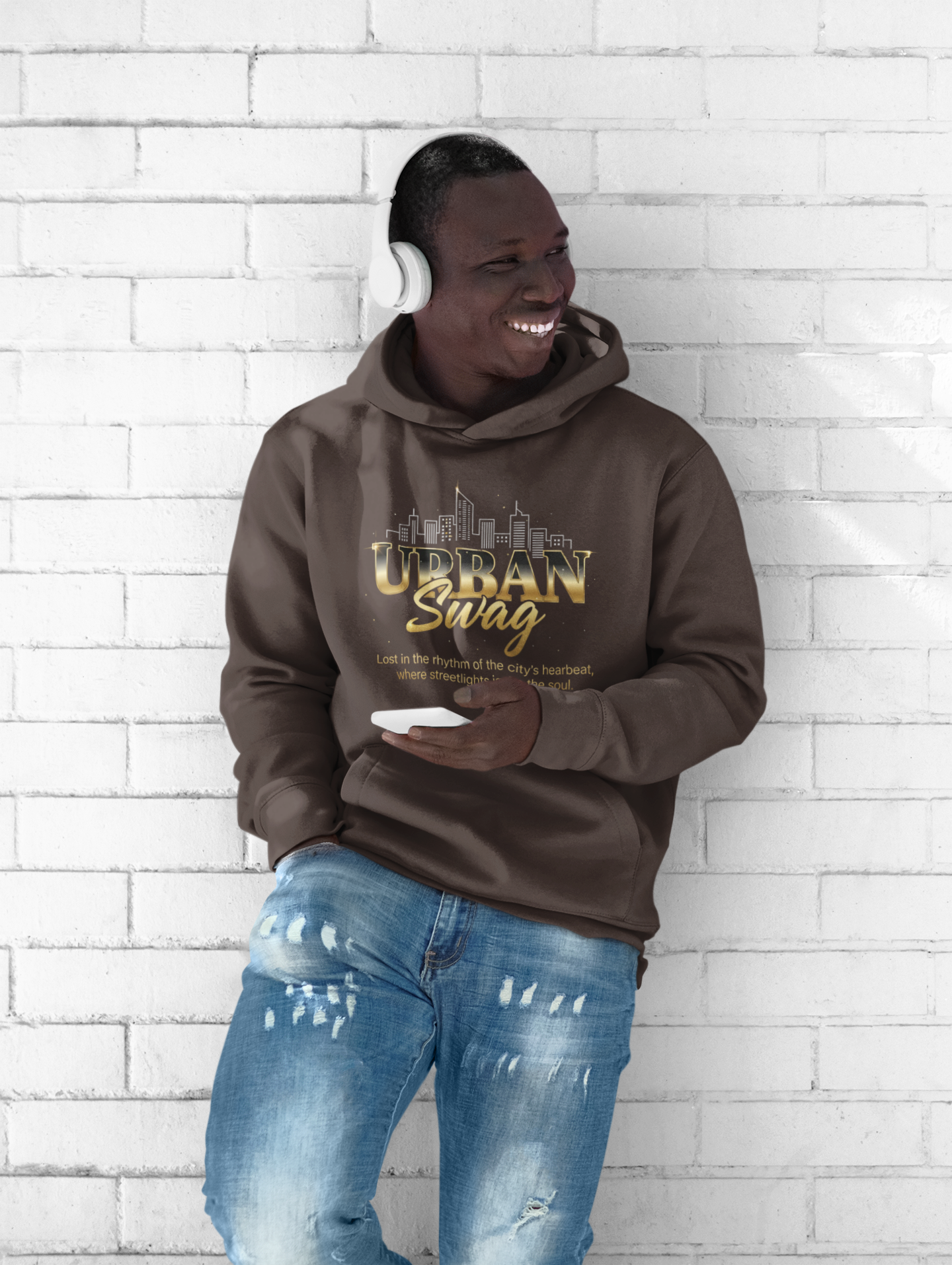 Urban Swag Hoodie - Unisex Heavy Blendâ„¢ product thumbnail image Urban Swag Hoodie - Unisex Heavy Blendâ„¢ product thumbnail image