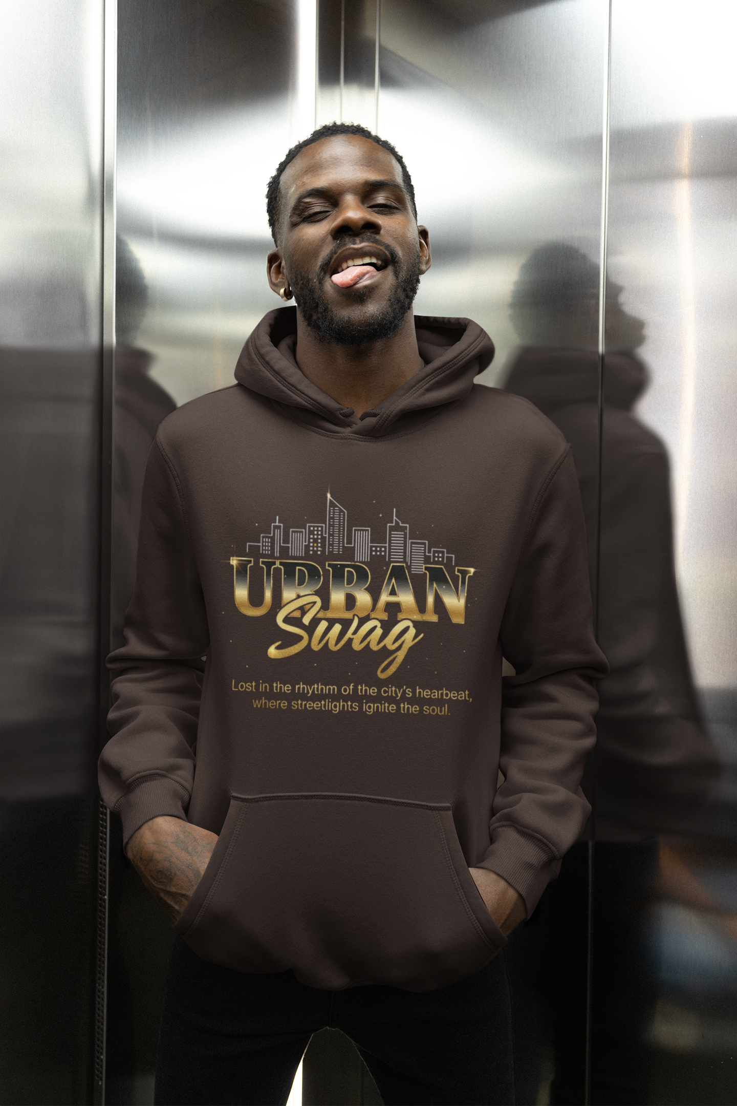 Urban Swag Hoodie - Unisex Heavy Blendâ„¢ product thumbnail image Urban Swag Hoodie - Unisex Heavy Blendâ„¢ product thumbnail image