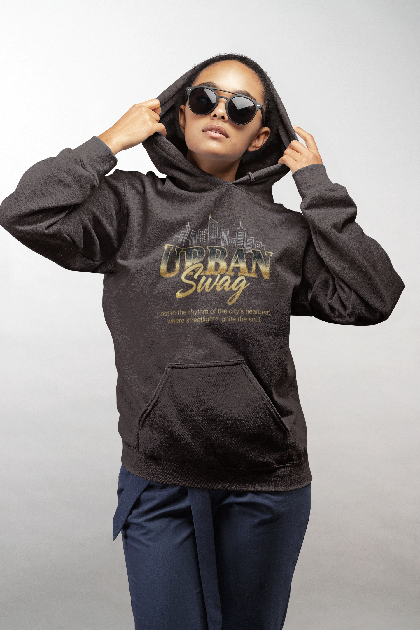 Urban Swag Hoodie - Unisex Heavy Blendâ„¢ product thumbnail image Urban Swag Hoodie - Unisex Heavy Blendâ„¢ product thumbnail image
