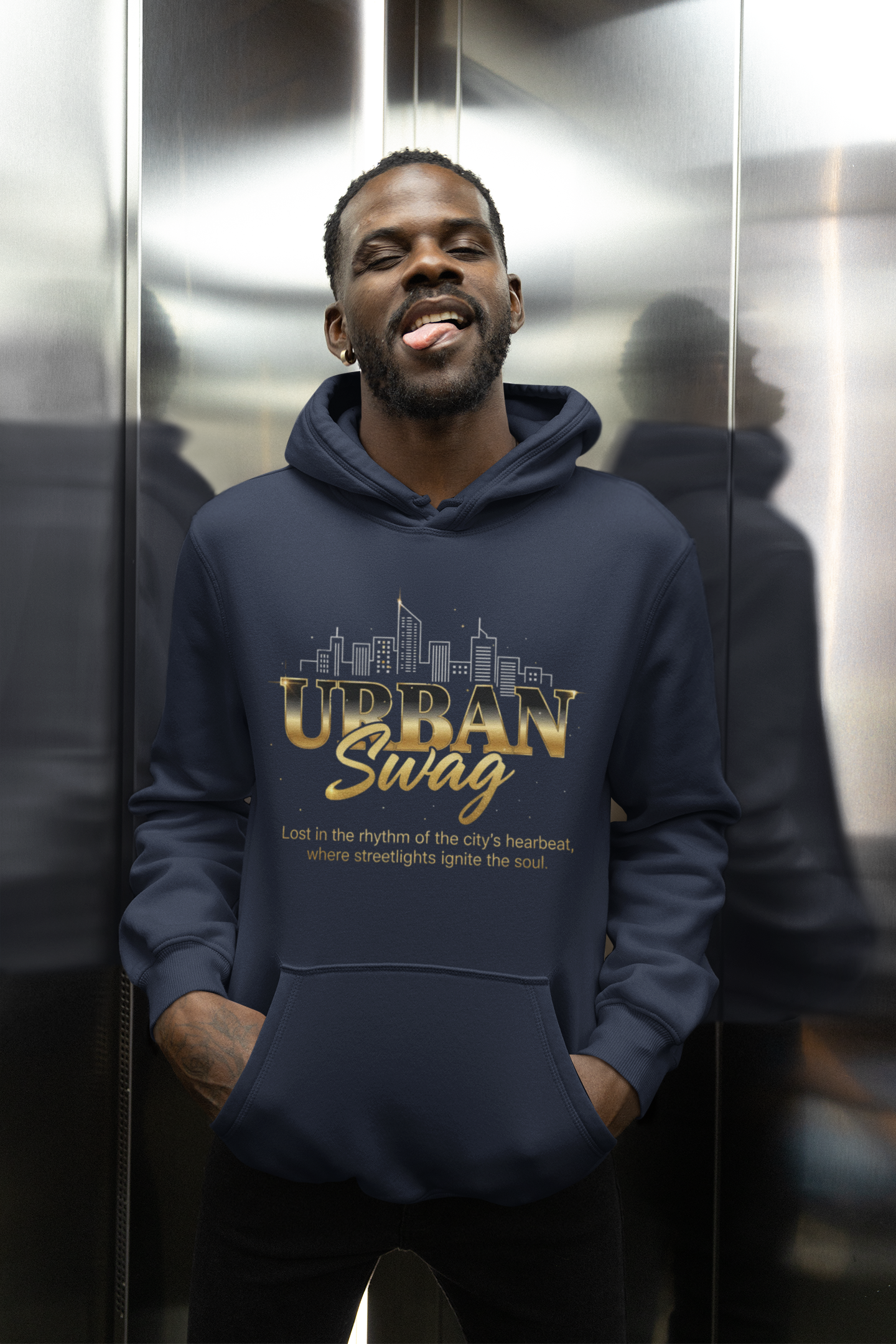 Urban Swag Hoodie - Unisex Heavy Blendâ„¢ product thumbnail image Urban Swag Hoodie - Unisex Heavy Blendâ„¢ product thumbnail image