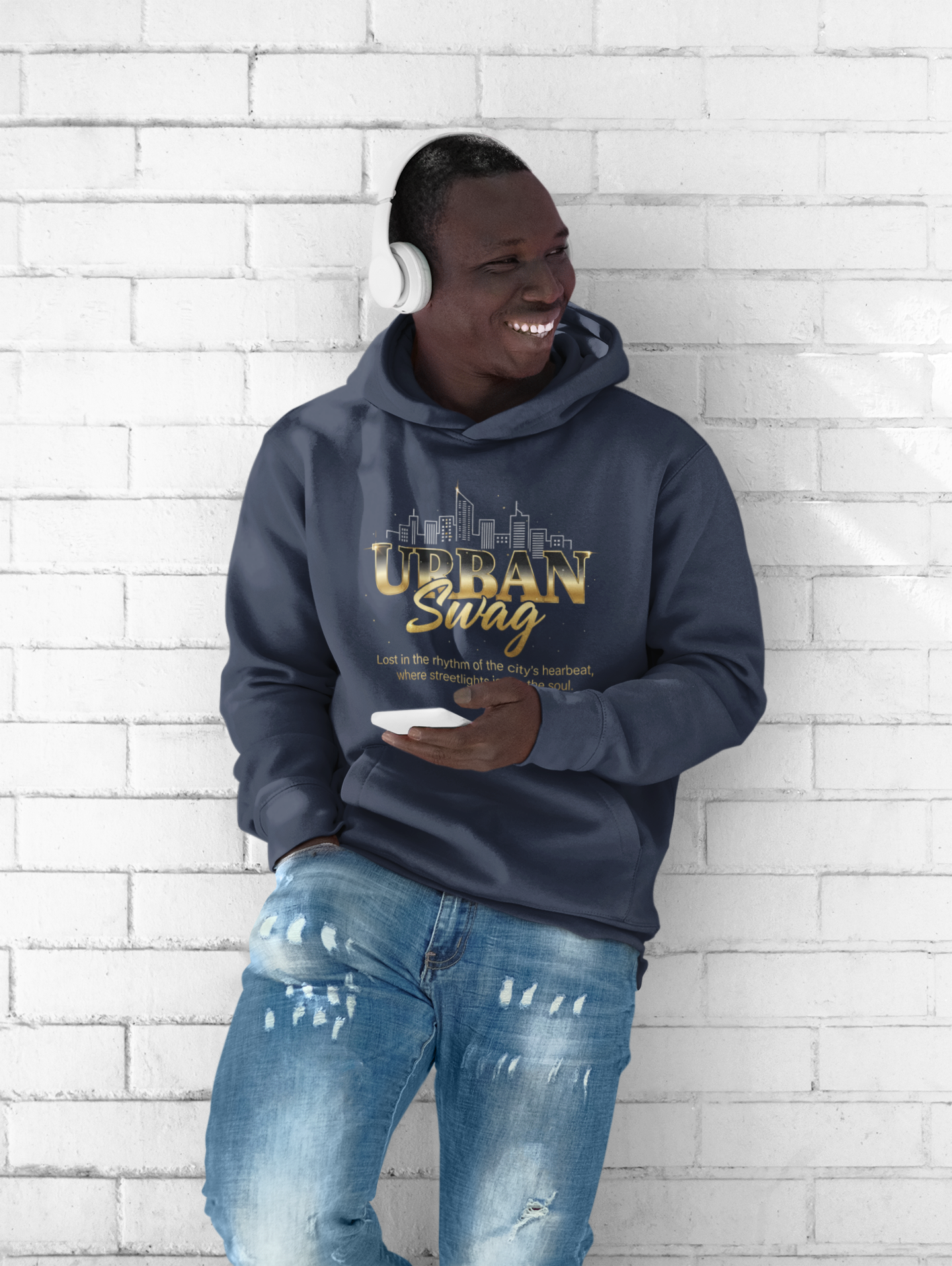Urban Swag Hoodie - Unisex Heavy Blendâ„¢ product thumbnail image Urban Swag Hoodie - Unisex Heavy Blendâ„¢ product thumbnail image