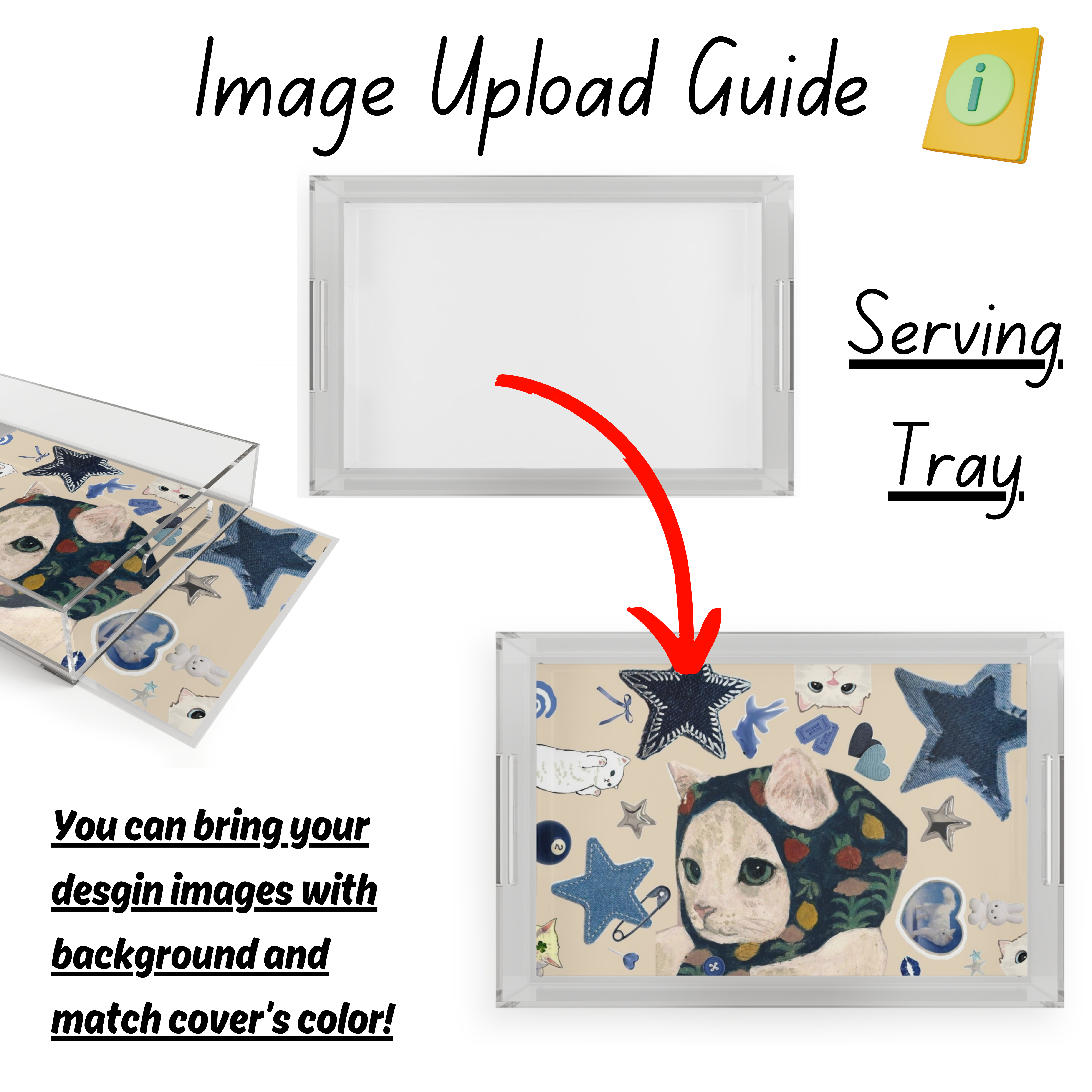 Personalized Acrylic Serving Tray, Modern Decor, Clear Serving Platter, Functional Home, Office, Kitchens Accessory, Weddings Anniversary Birthdays Gift ideas product thumbnail image Personalized Acrylic Serving Tray, Modern Decor, Clear Serving Platter, Functional Home, Office, Kitchens Accessory, Weddings Anniversary Birthdays Gift ideas product thumbnail image