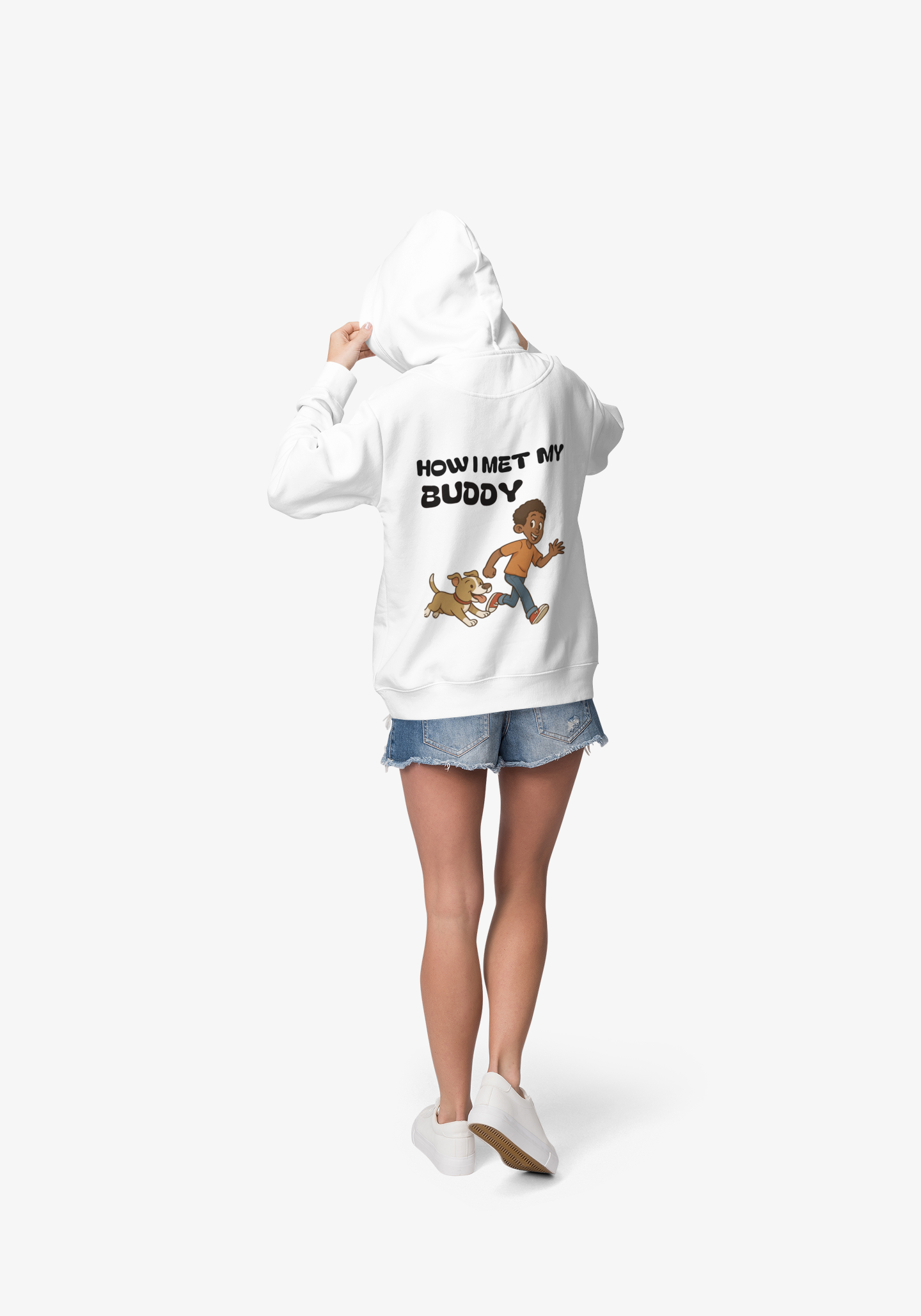 Kids Tee Shirt- How I Met My Buddy, Fun Kids T-Shirt, Dog Lover Tee, Gift for Kids, Cute Animal Shirt product thumbnail image Kids Tee Shirt- How I Met My Buddy, Fun Kids T-Shirt, Dog Lover Tee, Gift for Kids, Cute Animal Shirt product thumbnail image