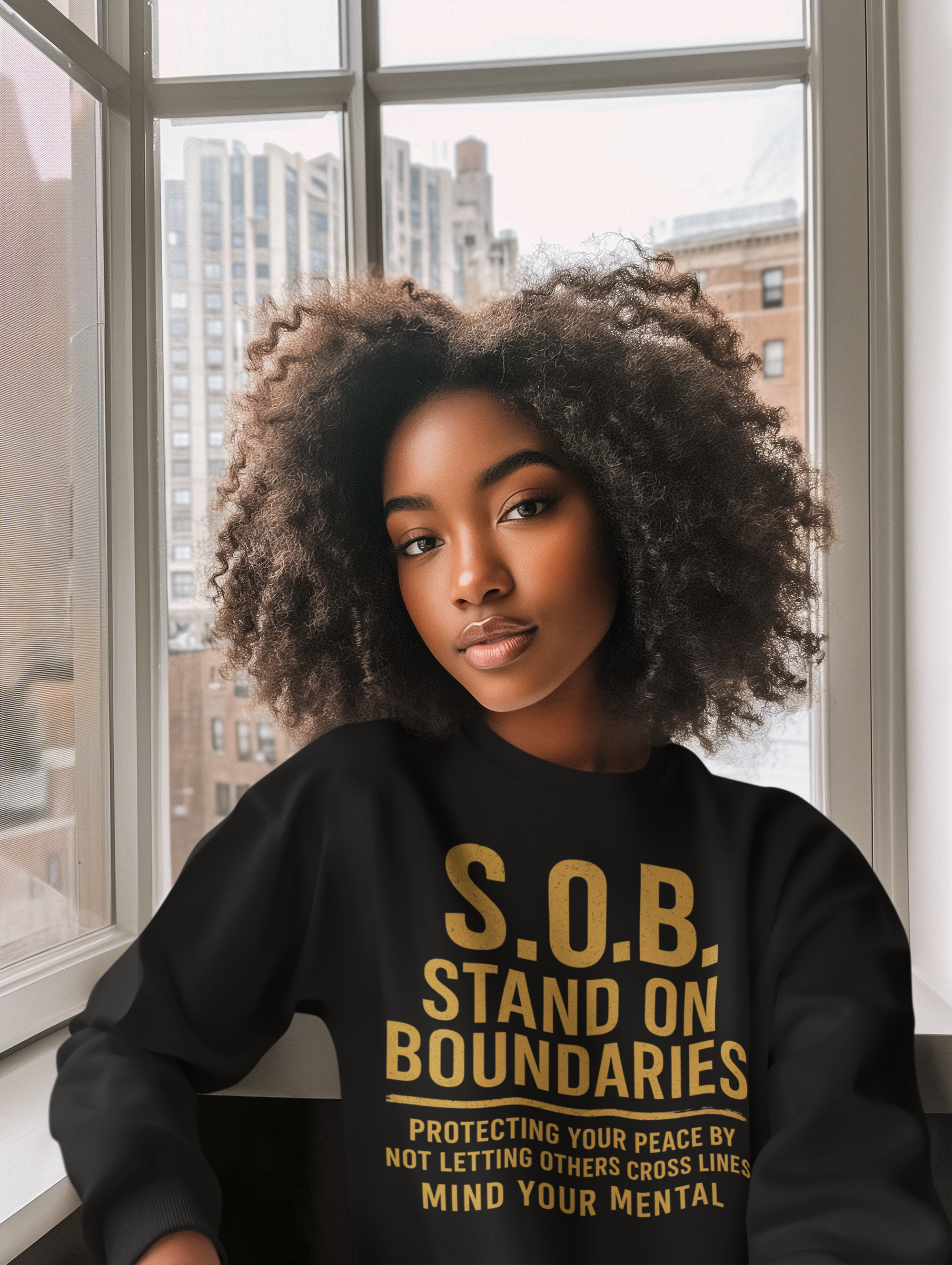 Unisex Inspirational Crewneck Sweatshirt, Cozy Pullover product thumbnail image Unisex Inspirational Crewneck Sweatshirt, Cozy Pullover product thumbnail image