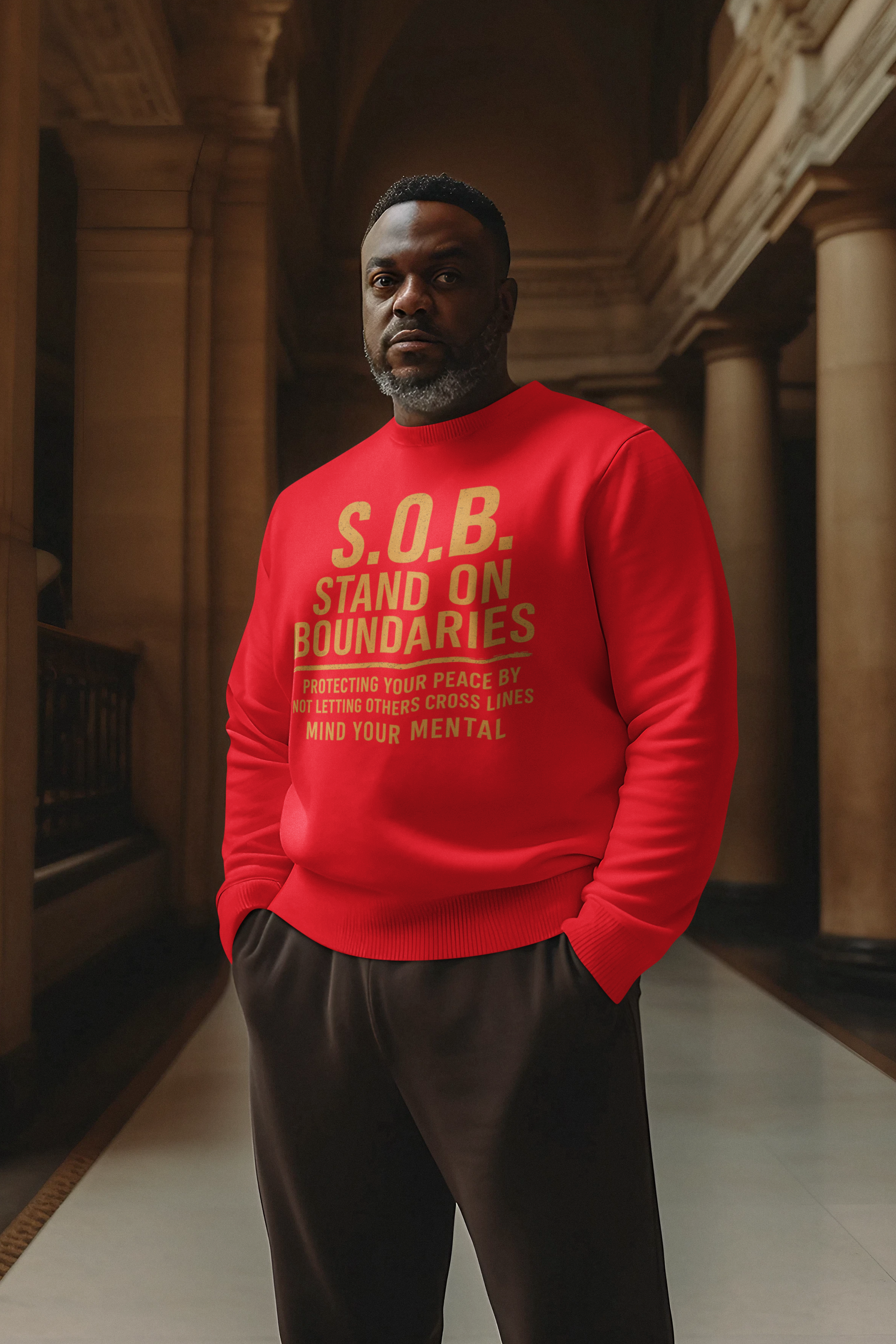 Unisex Inspirational Crewneck Sweatshirt, Cozy Pullover product thumbnail image Unisex Inspirational Crewneck Sweatshirt, Cozy Pullover product thumbnail image