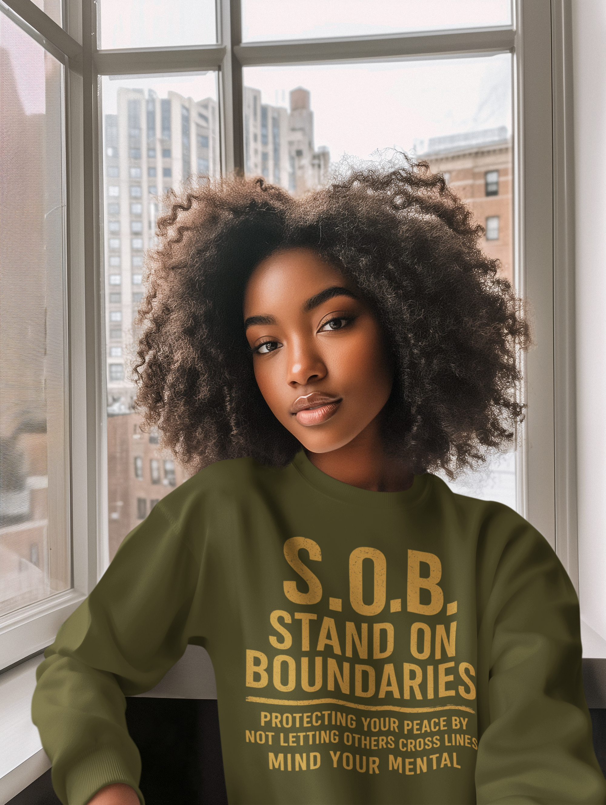 Unisex Inspirational Crewneck Sweatshirt, Cozy Pullover product thumbnail image Unisex Inspirational Crewneck Sweatshirt, Cozy Pullover product thumbnail image