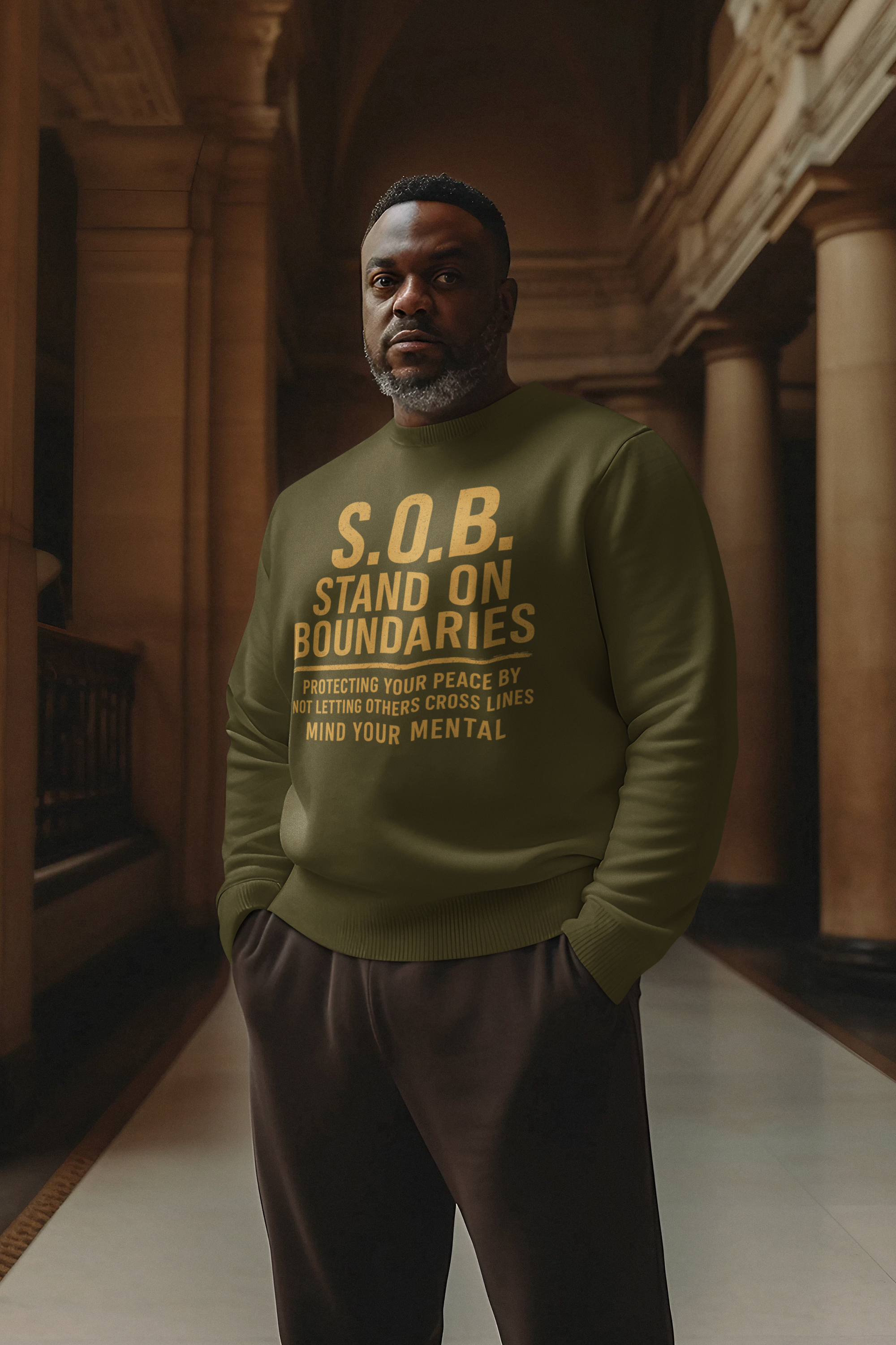 Unisex Inspirational Crewneck Sweatshirt, Cozy Pullover product thumbnail image