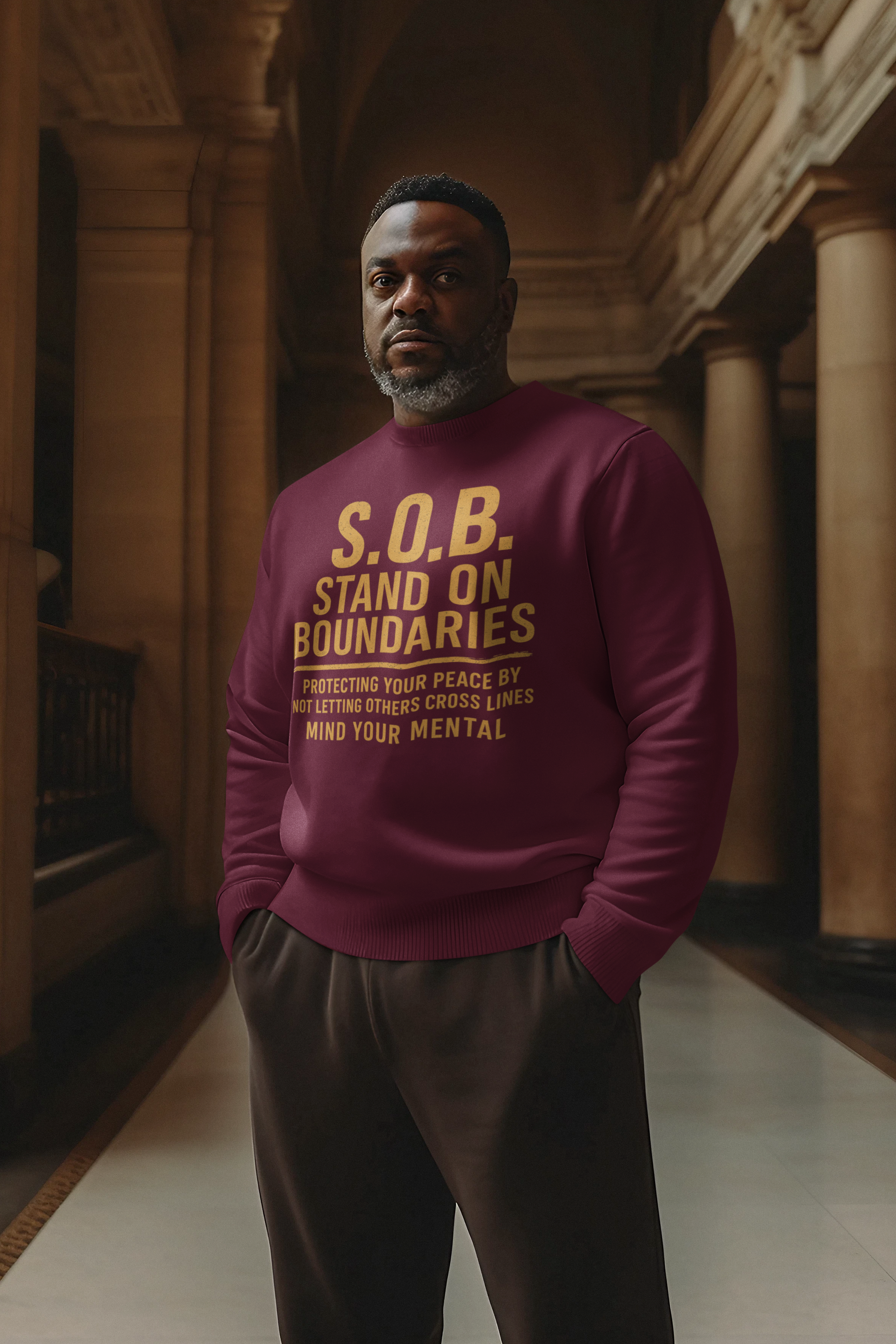 Unisex Inspirational Crewneck Sweatshirt, Cozy Pullover product thumbnail image Unisex Inspirational Crewneck Sweatshirt, Cozy Pullover product thumbnail image