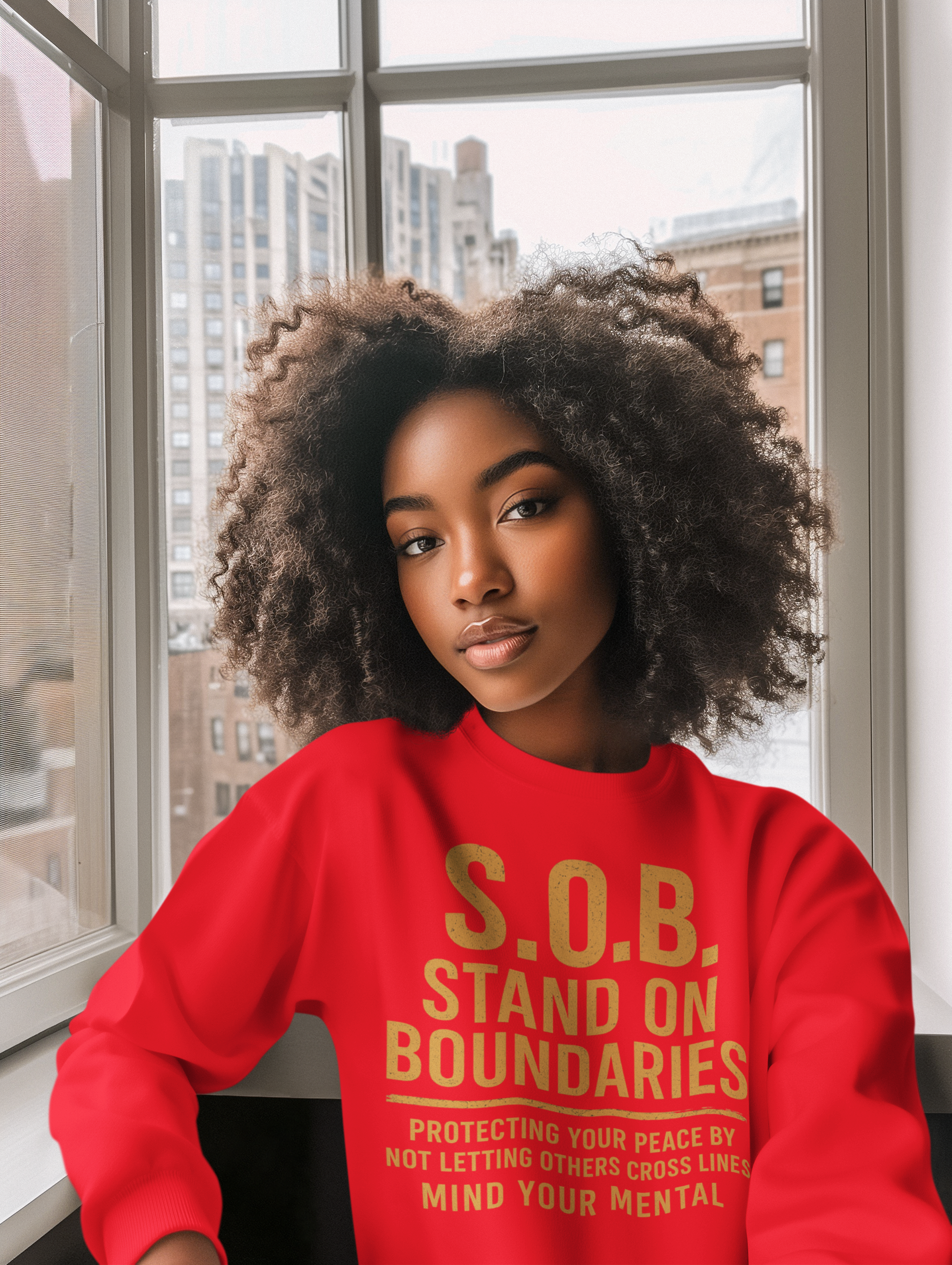 Unisex Inspirational Crewneck Sweatshirt, Cozy Pullover product thumbnail image Unisex Inspirational Crewneck Sweatshirt, Cozy Pullover product thumbnail image