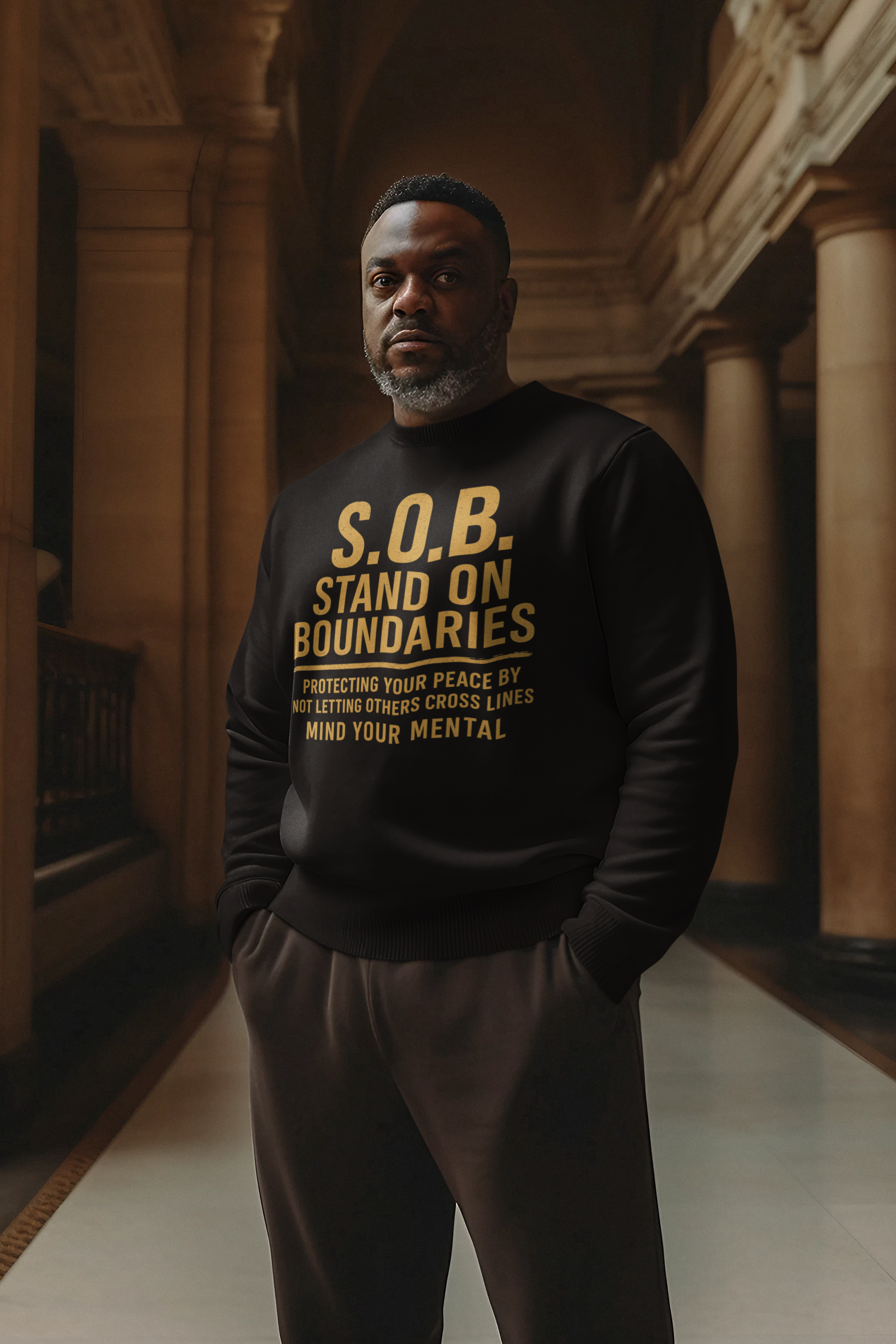 Unisex Inspirational Crewneck Sweatshirt, Cozy Pullover product thumbnail image Unisex Inspirational Crewneck Sweatshirt, Cozy Pullover product thumbnail image