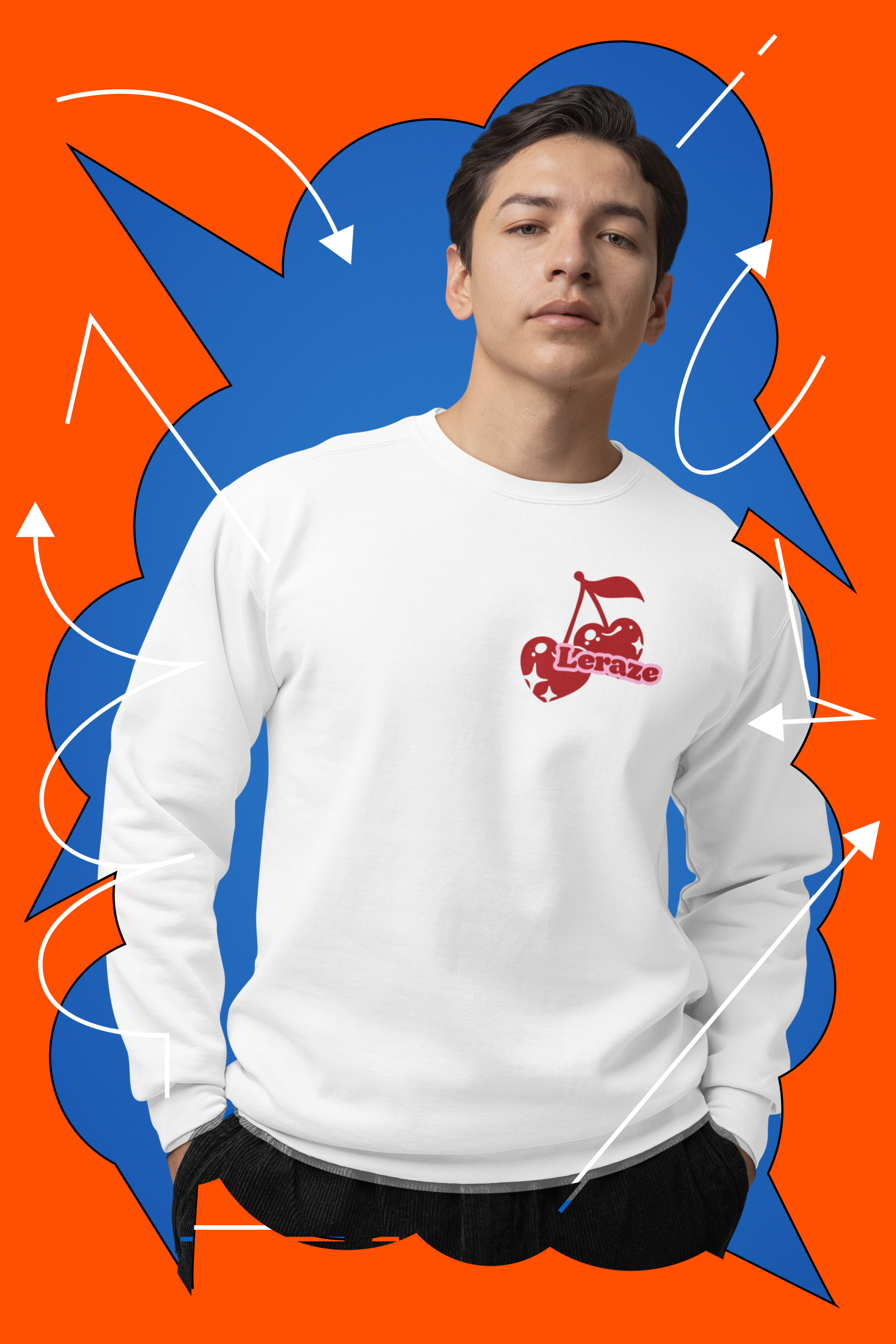 Streetwear Crewneck Sweatshirt Leraze Limited Edition product thumbnail image Streetwear Crewneck Sweatshirt Leraze Limited Edition product thumbnail image