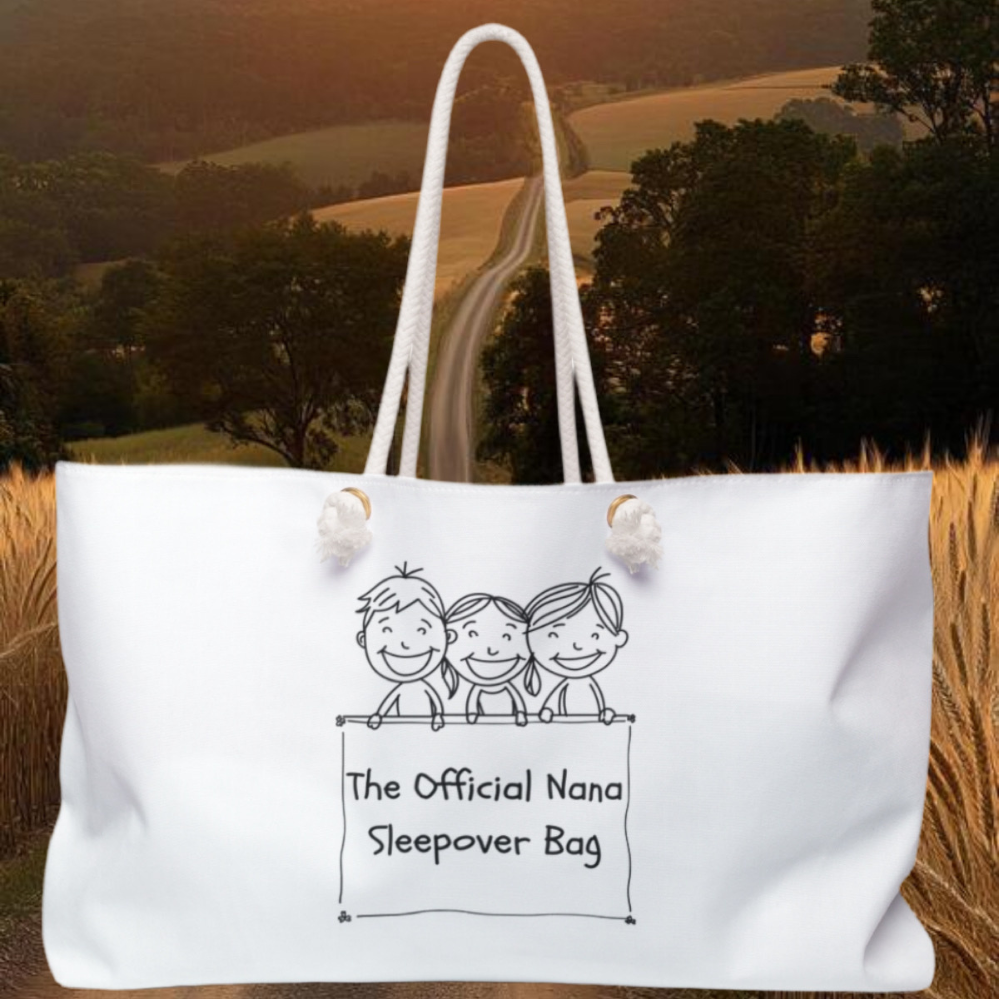 The Official Nana Weekender Bag, Overnight Bag, Vacation Tote. product thumbnail image The Official Nana Weekender Bag, Overnight Bag, Vacation Tote. product thumbnail image