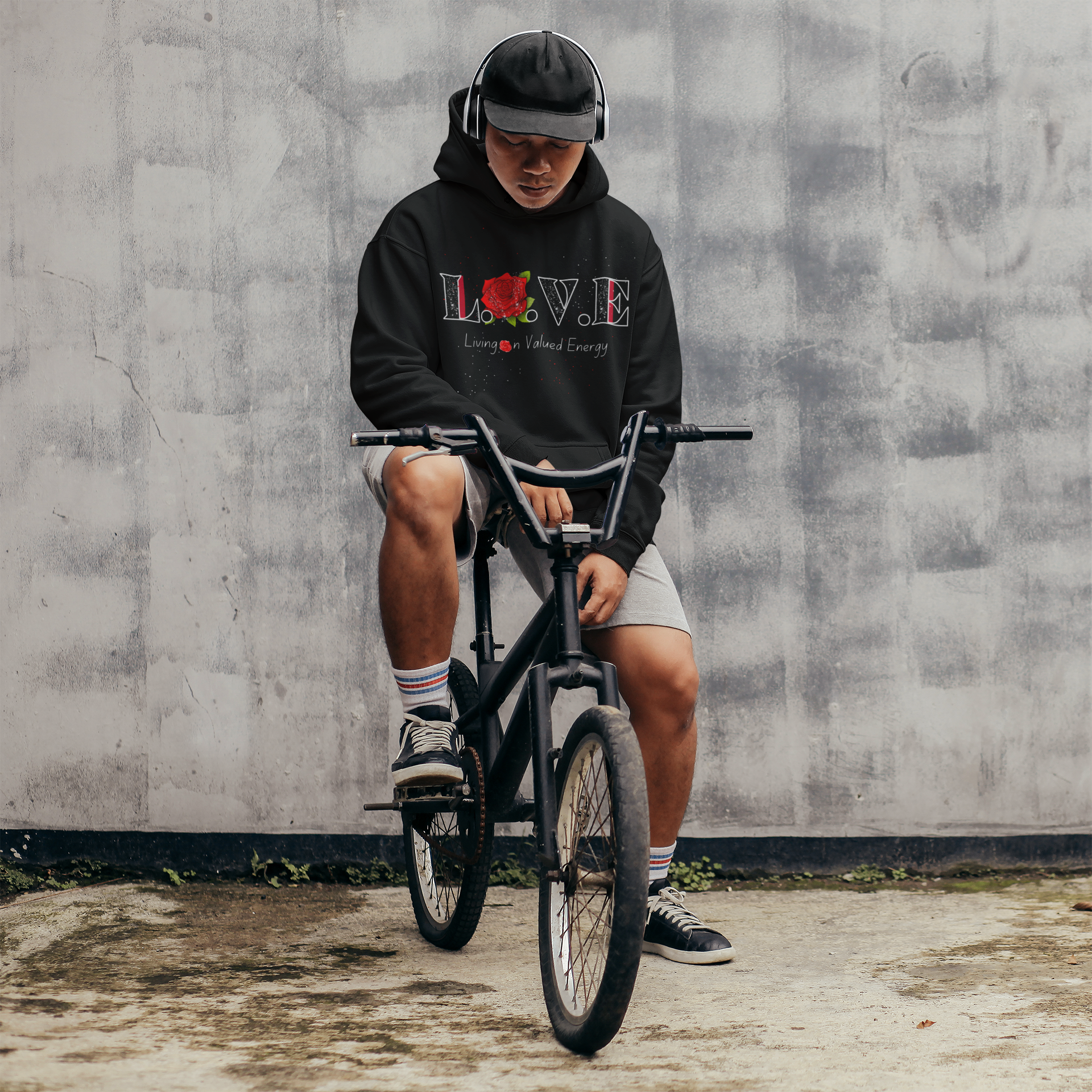 Love Energy Hoodie, Unisex Sweatshirt, Cozy Gift for Him or Her.