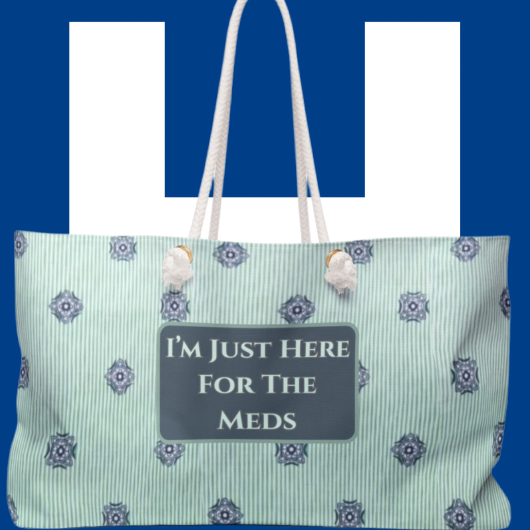 My Hospital Weekender Bag, Overnight Bag, Vacation Tote. product thumbnail image My Hospital Weekender Bag, Overnight Bag, Vacation Tote. product thumbnail image