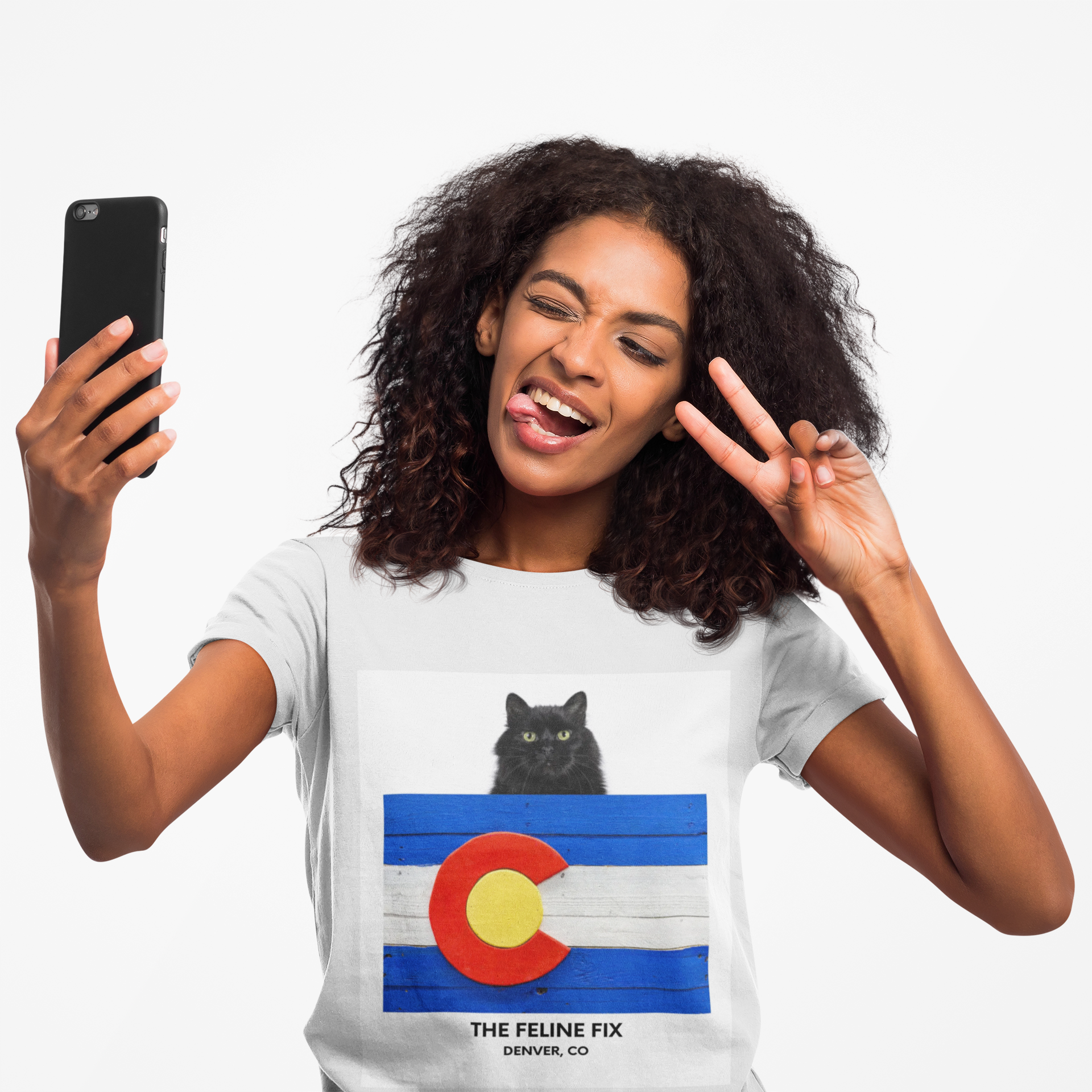 Colorado Cat Lover Tee product thumbnail image Colorado Cat Lover Tee product thumbnail image