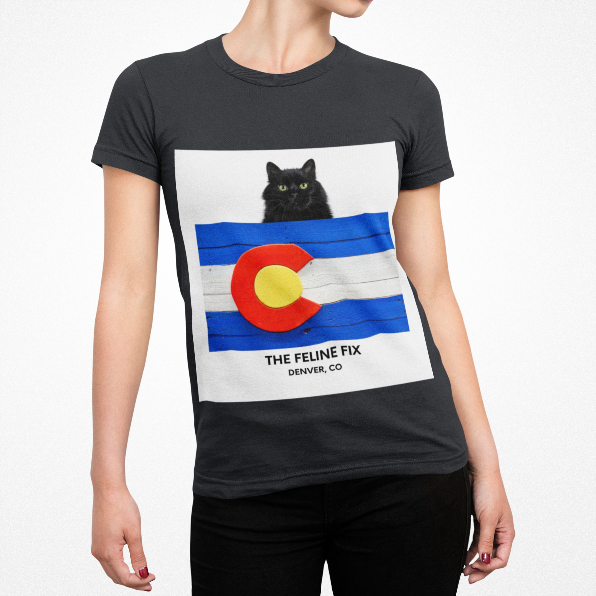 Colorado Cat Lover Tee product thumbnail image Colorado Cat Lover Tee product thumbnail image