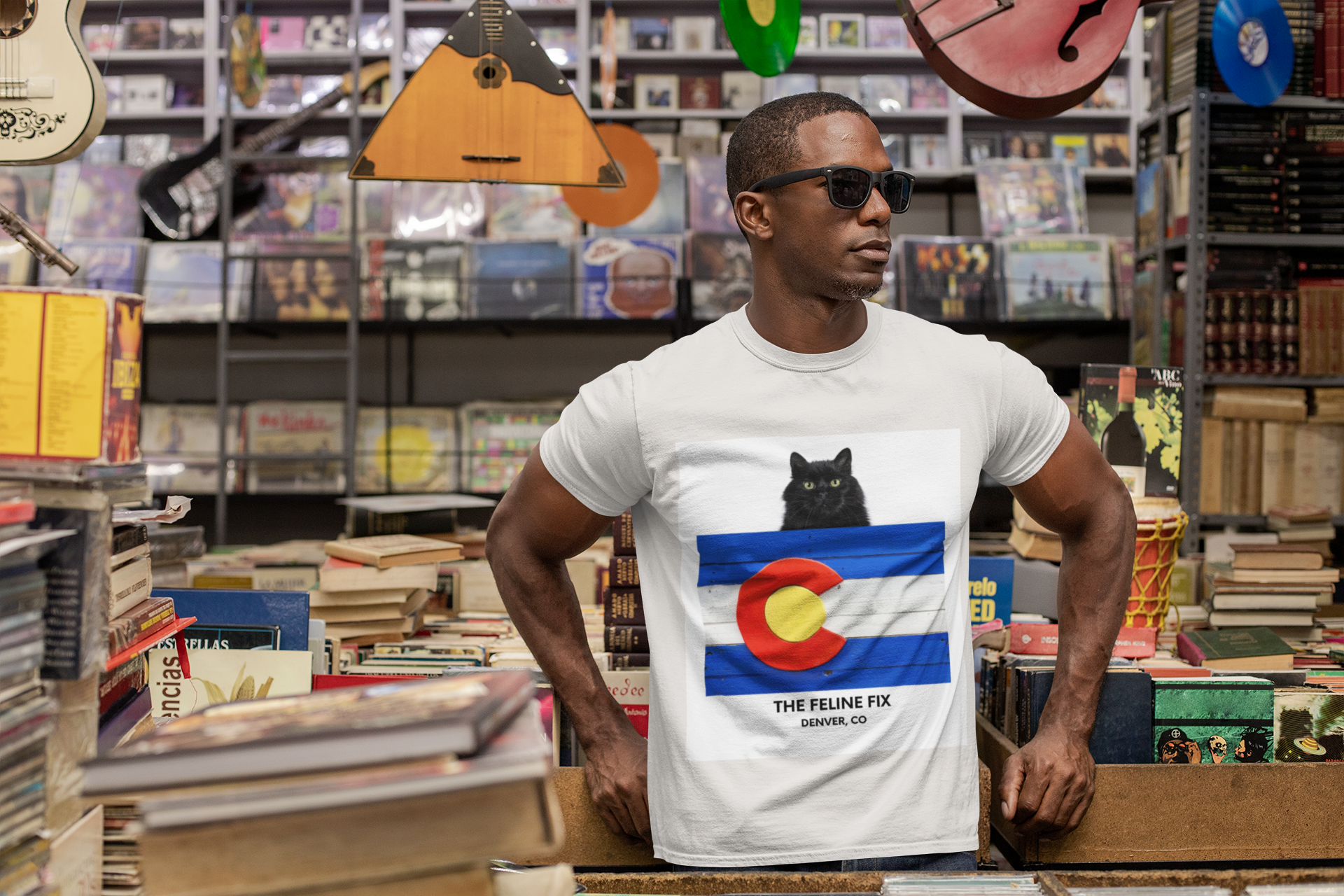 Colorado Cat Lover Tee product thumbnail image Colorado Cat Lover Tee product thumbnail image