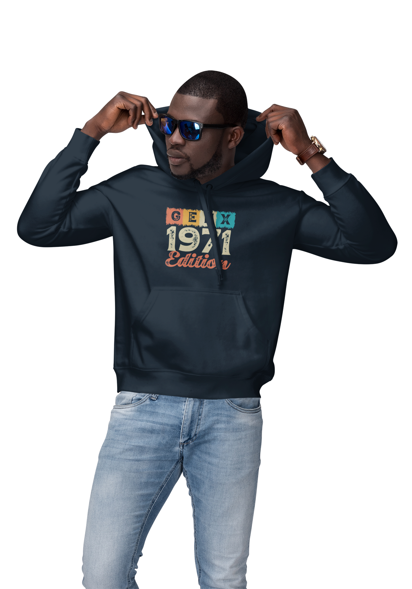 1971 Edition Unisex Hoodie Sweatshirt - Gen X Vintage Vibe product thumbnail image 1971 Edition Unisex Hoodie Sweatshirt - Gen X Vintage Vibe product thumbnail image