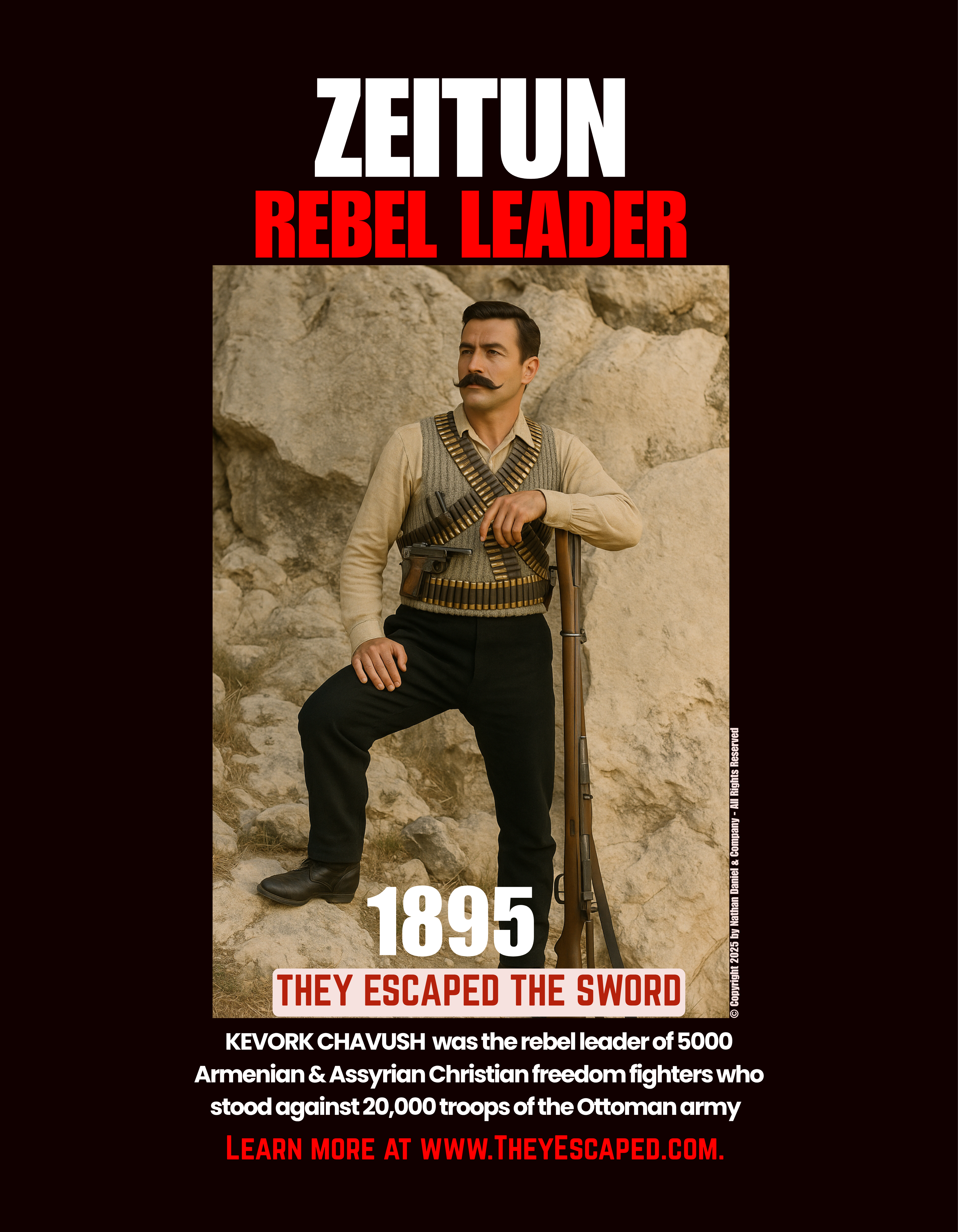 Zeitun Rebel Leader KEVORK CHAVUSH Defending Families Against Overwhelming Odds in 1895 Turkey  