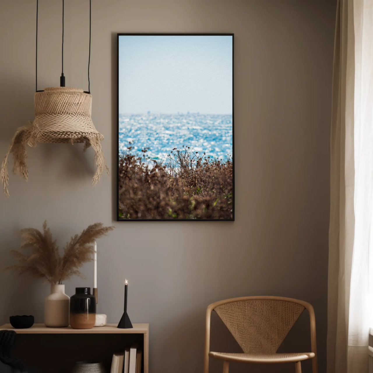 Ocean Breeze Fine Art Prints - Passepartout Framed Decor, Coastal Home Art, Beach House Decor, Gift for Art Lovers, Nautical Wall [...]