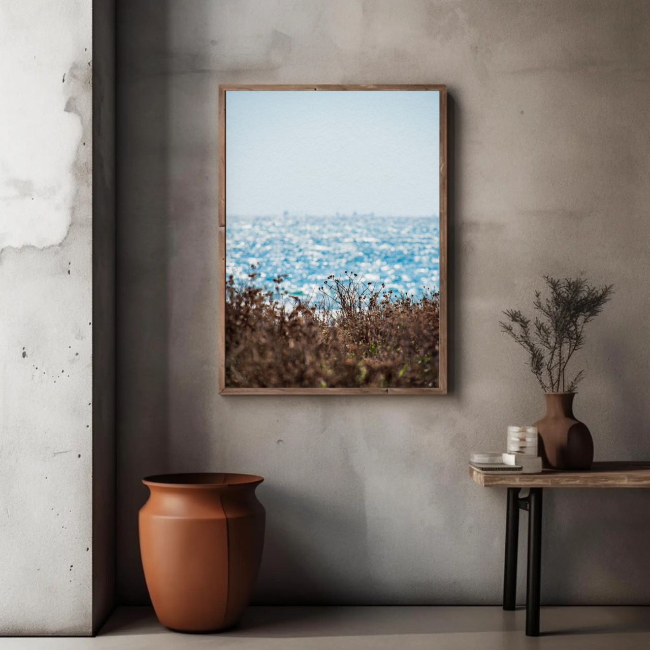 Ocean Breeze Fine Art Prints - Passepartout Framed Decor, Coastal Home Art, Beach House Decor, Gift for Art Lovers, Nautical Wall [...] product thumbnail image