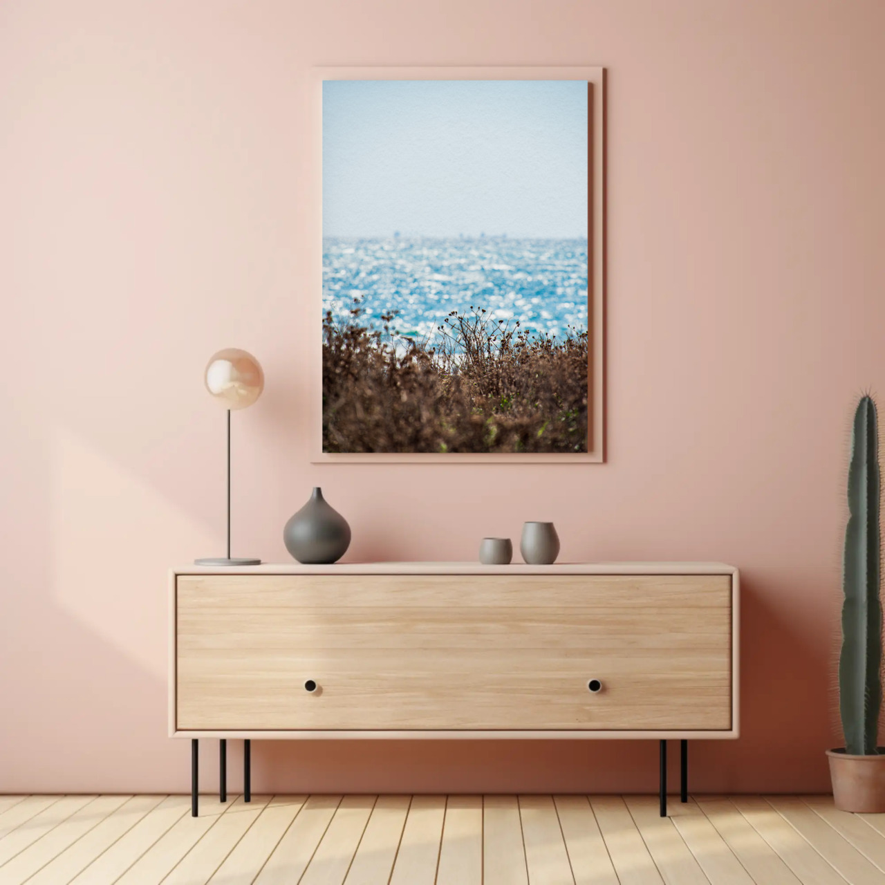 Ocean Breeze Fine Art Prints - Passepartout Framed Decor, Coastal Home Art, Beach House Decor, Gift for Art Lovers, Nautical Wall [...] product thumbnail image