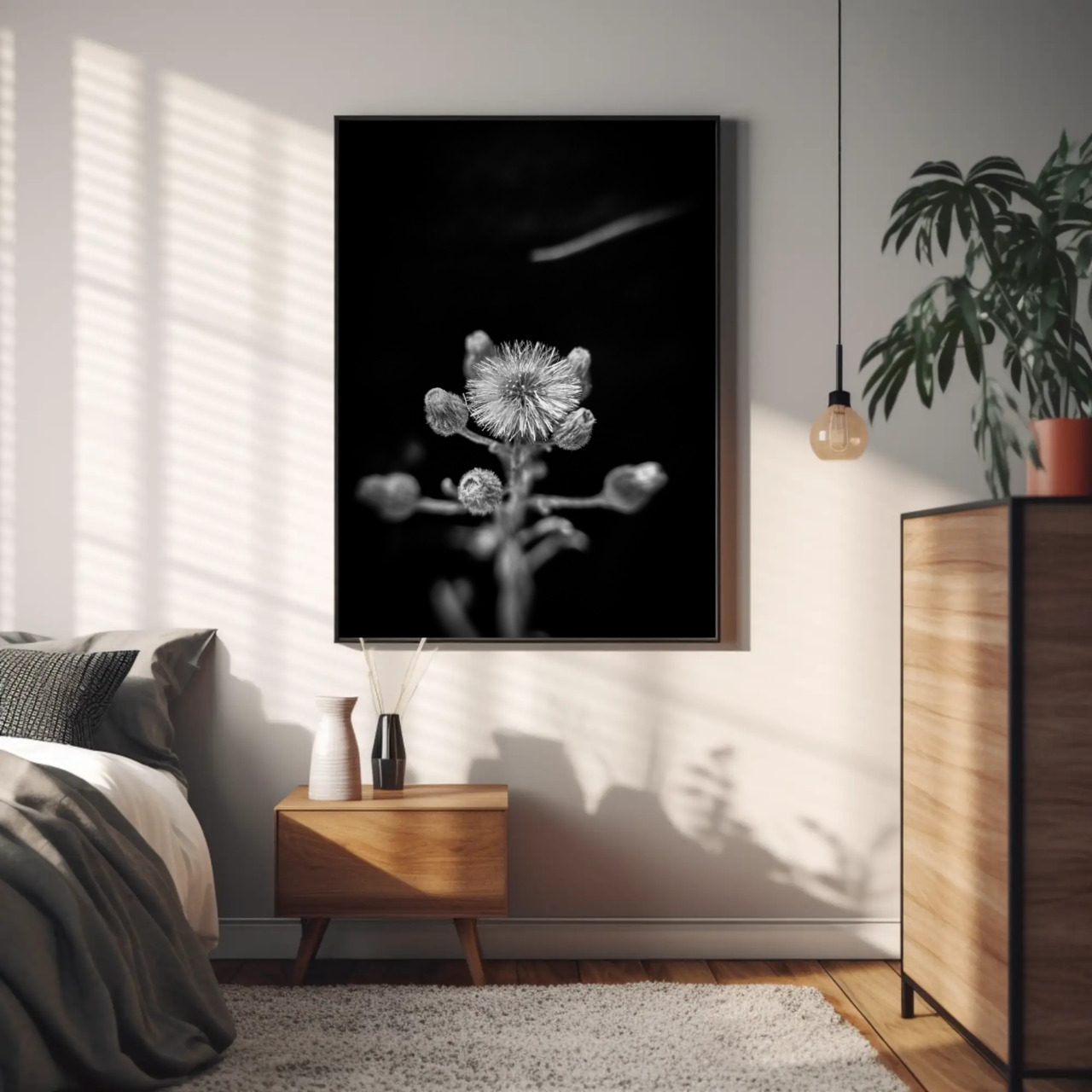 Minimalist Black and White Fine Art Print, Modern Home Decor, Botanical Wall Art, Unique Gift for Art Lovers, Framed Art Prints product thumbnail image Minimalist Black and White Fine Art Print, Modern Home Decor, Botanical Wall Art, Unique Gift for Art Lovers, Framed Art Prints product thumbnail image