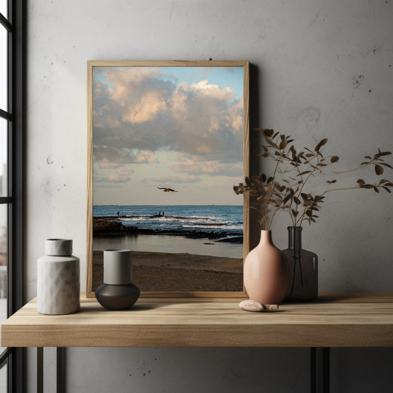 Elegant Coastal Fine Art Print with Passepartout Frame, Ocean Wall Decor, Seascape Artwork, Beach House Gift, Home Decor product thumbnail image Elegant Coastal Fine Art Print with Passepartout Frame, Ocean Wall Decor, Seascape Artwork, Beach House Gift, Home Decor product thumbnail image