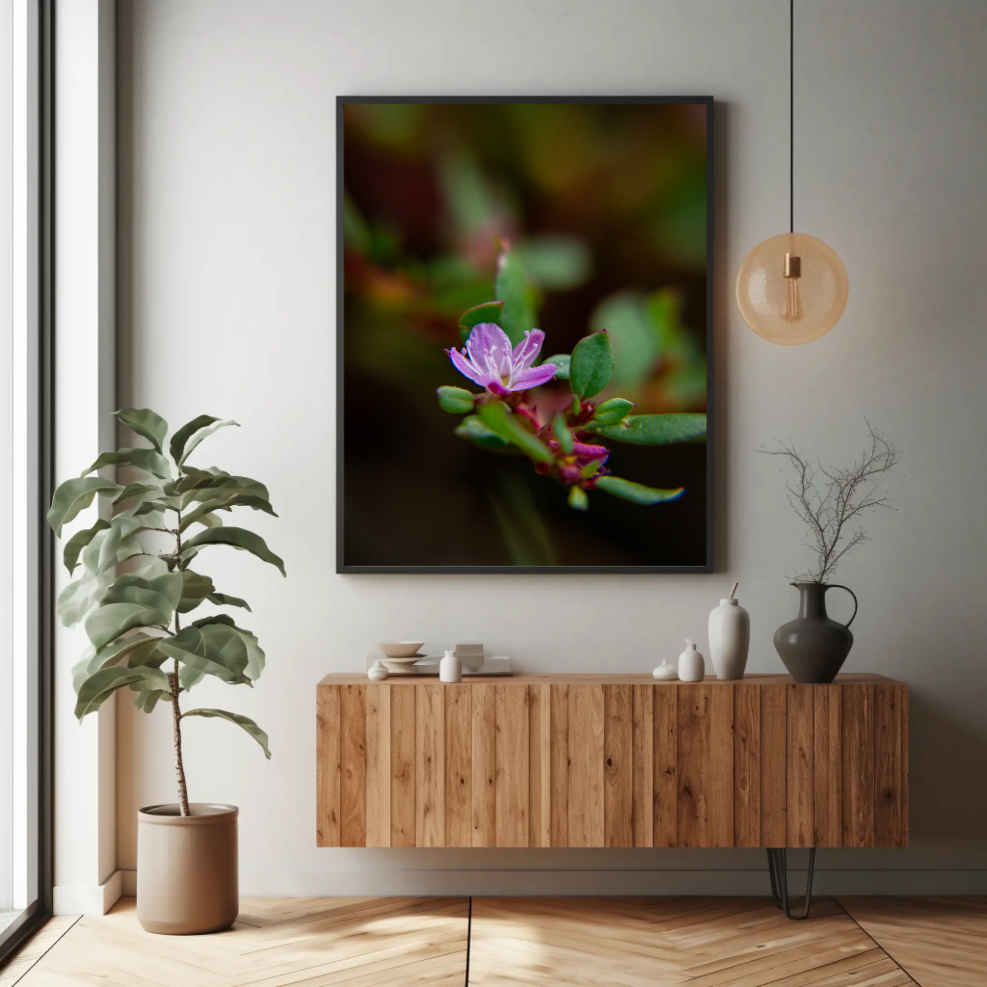 Floral Art Print, Framed Botanical Decor, Wall Art for Home, Eco-Friendly Gift, Nature-Inspired Print, Modern Interior Decoration product thumbnail image Floral Art Print, Framed Botanical Decor, Wall Art for Home, Eco-Friendly Gift, Nature-Inspired Print, Modern Interior Decoration product thumbnail image