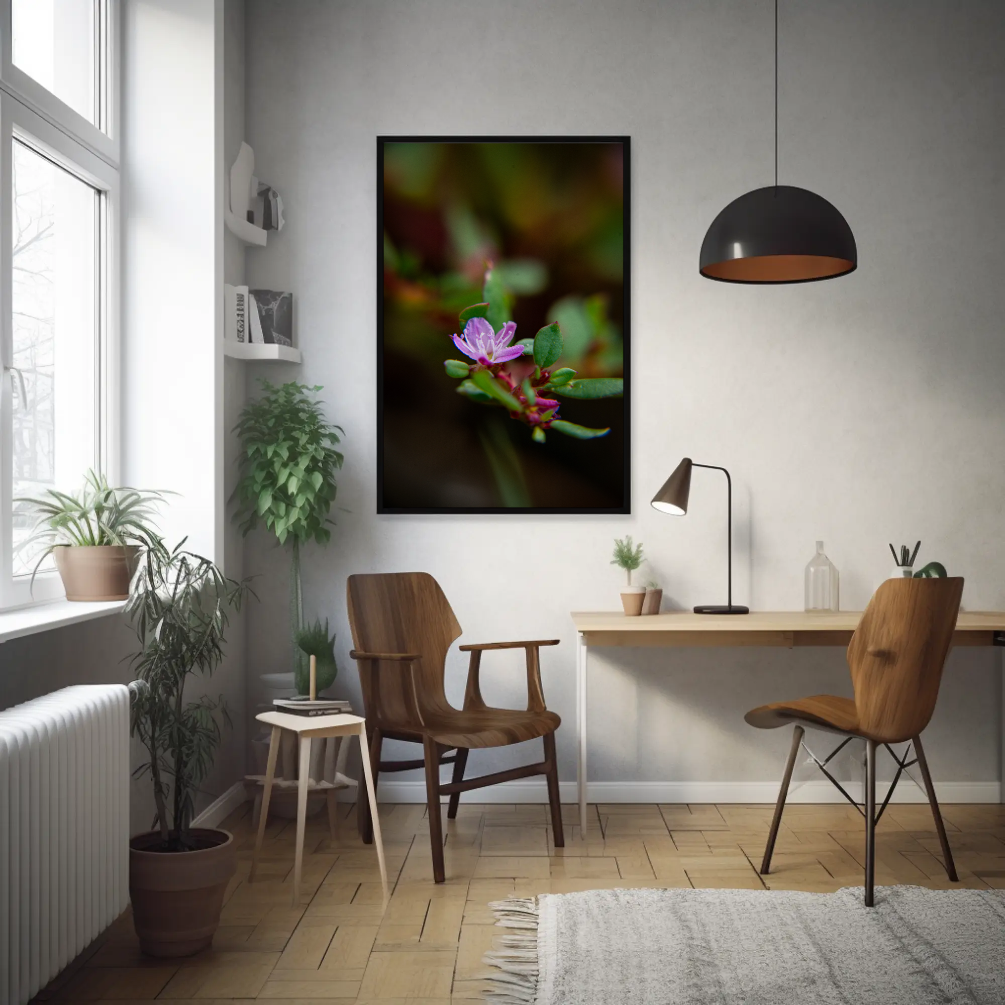 Floral Art Print, Framed Botanical Decor, Wall Art for Home, Eco-Friendly Gift, Nature-Inspired Print, Modern Interior Decoration product thumbnail image Floral Art Print, Framed Botanical Decor, Wall Art for Home, Eco-Friendly Gift, Nature-Inspired Print, Modern Interior Decoration product thumbnail image