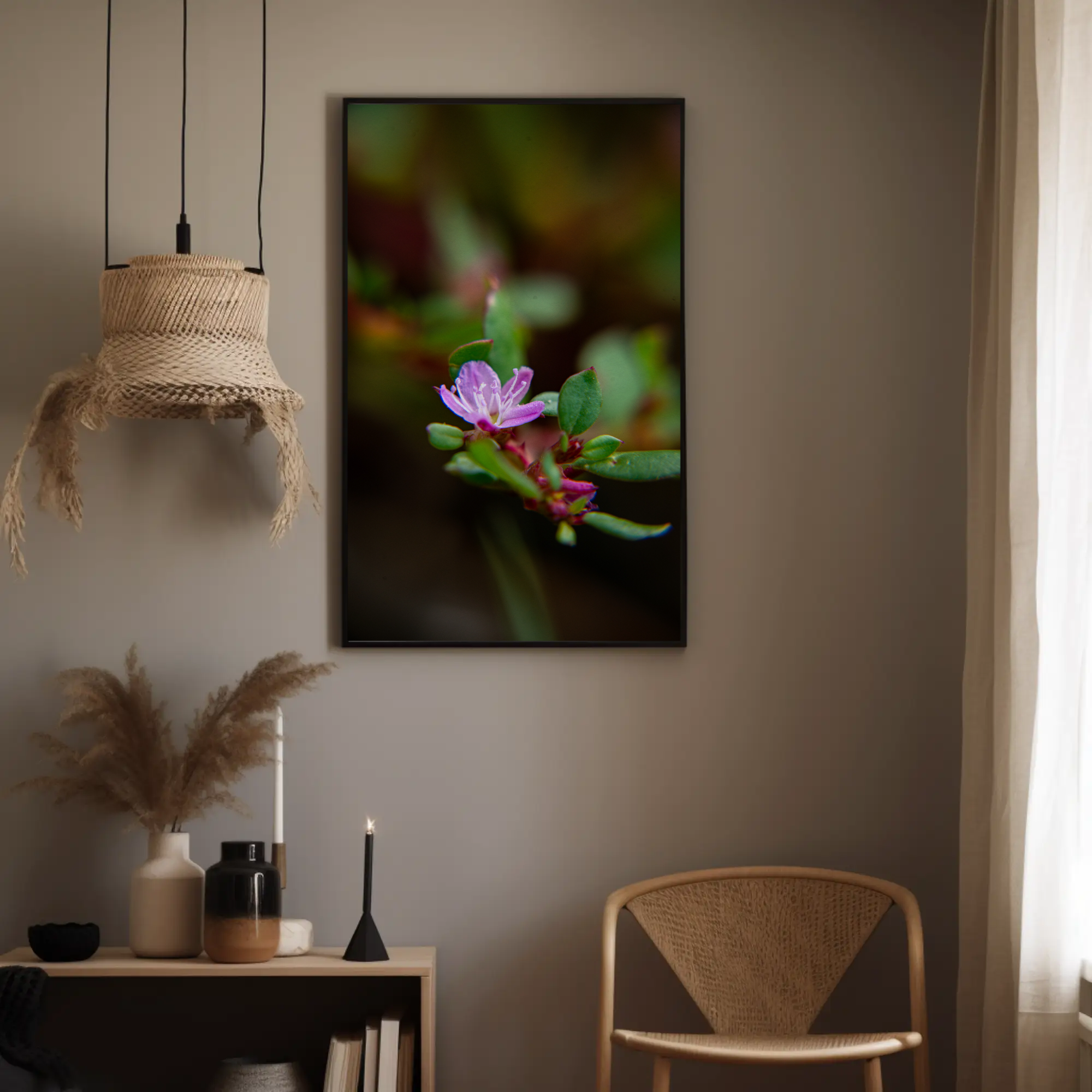 Floral Art Print, Framed Botanical Decor, Wall Art for Home, Eco-Friendly Gift, Nature-Inspired Print, Modern Interior Decoration product thumbnail image Floral Art Print, Framed Botanical Decor, Wall Art for Home, Eco-Friendly Gift, Nature-Inspired Print, Modern Interior Decoration product thumbnail image