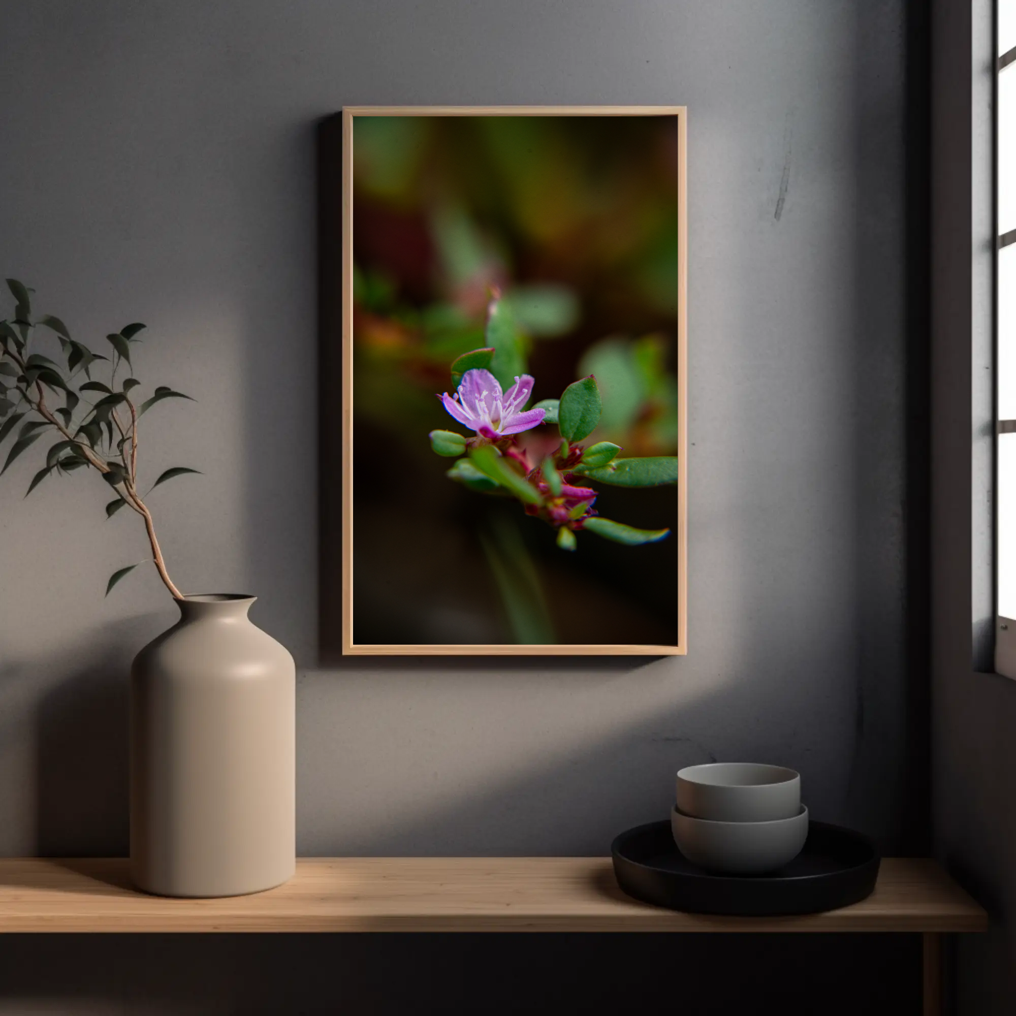 Floral Art Print, Framed Botanical Decor, Wall Art for Home, Eco-Friendly Gift, Nature-Inspired Print, Modern Interior Decoration product thumbnail image Floral Art Print, Framed Botanical Decor, Wall Art for Home, Eco-Friendly Gift, Nature-Inspired Print, Modern Interior Decoration product thumbnail image