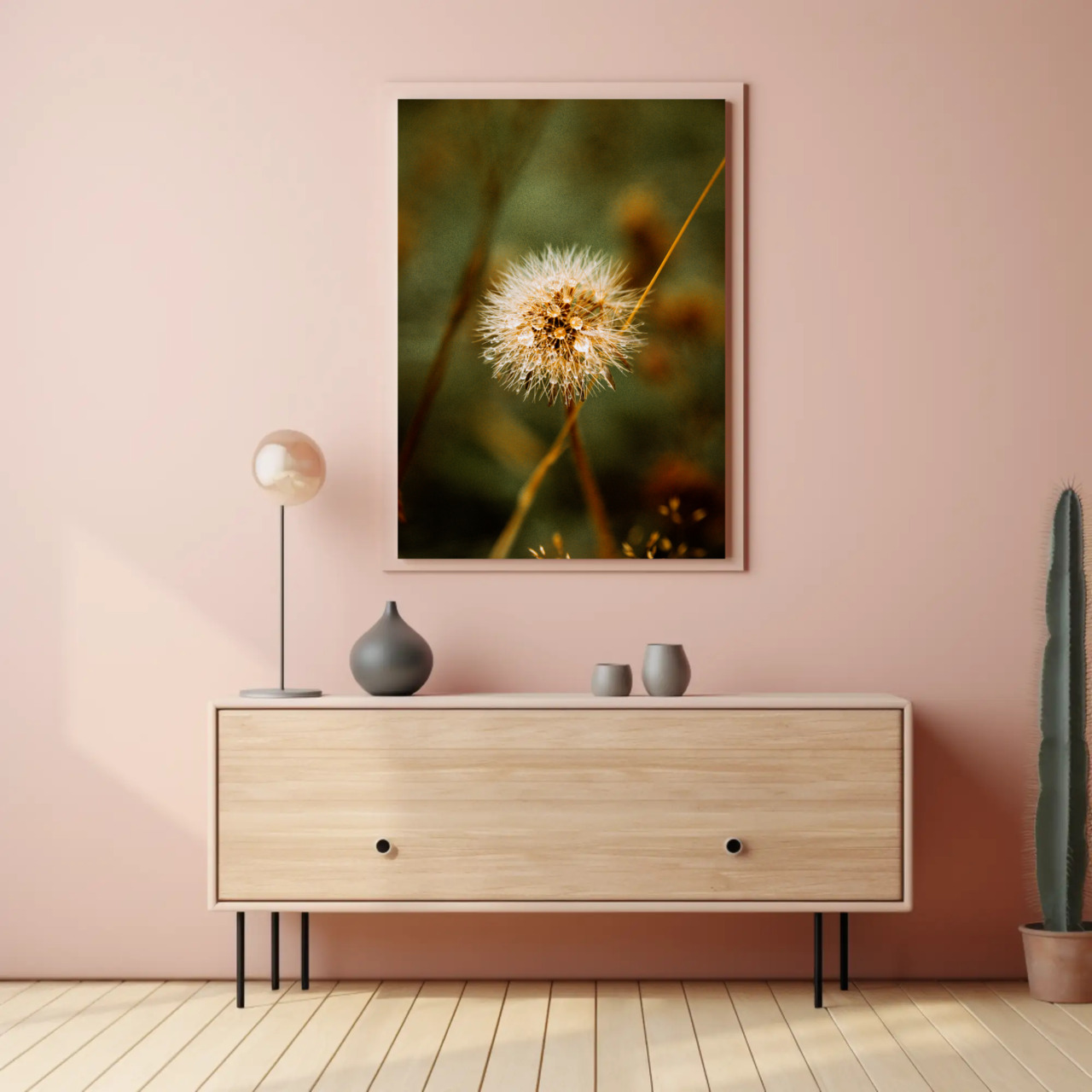 Framed Fine Art Print - Nature Photography, Dandelion Wall Art, Home Decor, Gift for Nature Lovers, Botanical Art product thumbnail image