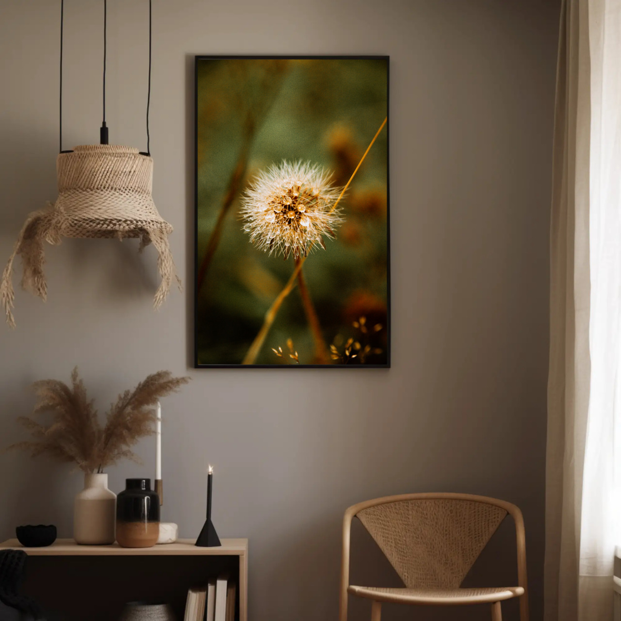 Framed Fine Art Print - Nature Photography, Dandelion Wall Art, Home Decor, Gift for Nature Lovers, Botanical Art product thumbnail image Framed Fine Art Print - Nature Photography, Dandelion Wall Art, Home Decor, Gift for Nature Lovers, Botanical Art product thumbnail image
