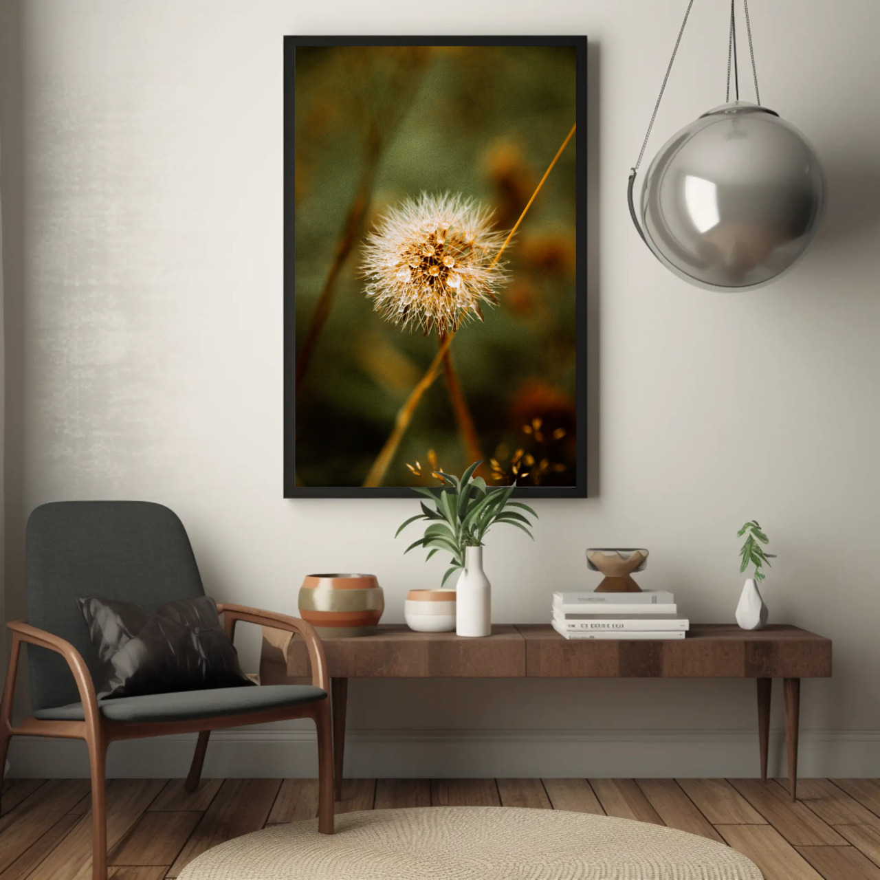 Framed Fine Art Print - Nature Photography, Dandelion Wall Art, Home Decor, Gift for Nature Lovers, Botanical Art product thumbnail image