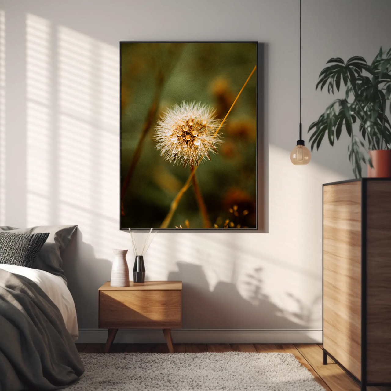 Framed Fine Art Print - Nature Photography, Dandelion Wall Art, Home Decor, Gift for Nature Lovers, Botanical Art product thumbnail image Framed Fine Art Print - Nature Photography, Dandelion Wall Art, Home Decor, Gift for Nature Lovers, Botanical Art product thumbnail image